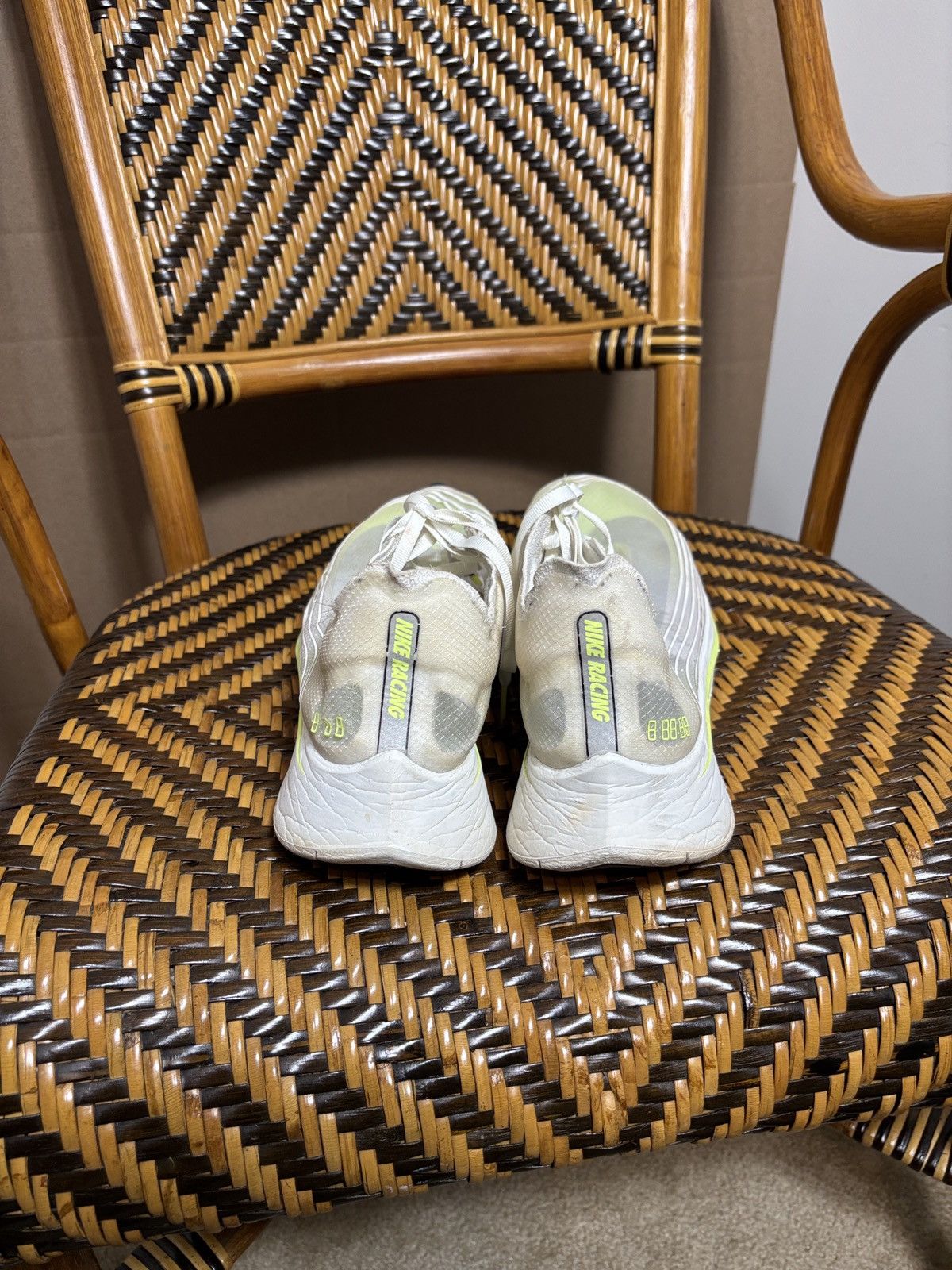 Nike Nike Zoom Fly SP White Volt AJ9282-107 Running Shoes Size US 11 / EU 44 - 4 Thumbnail