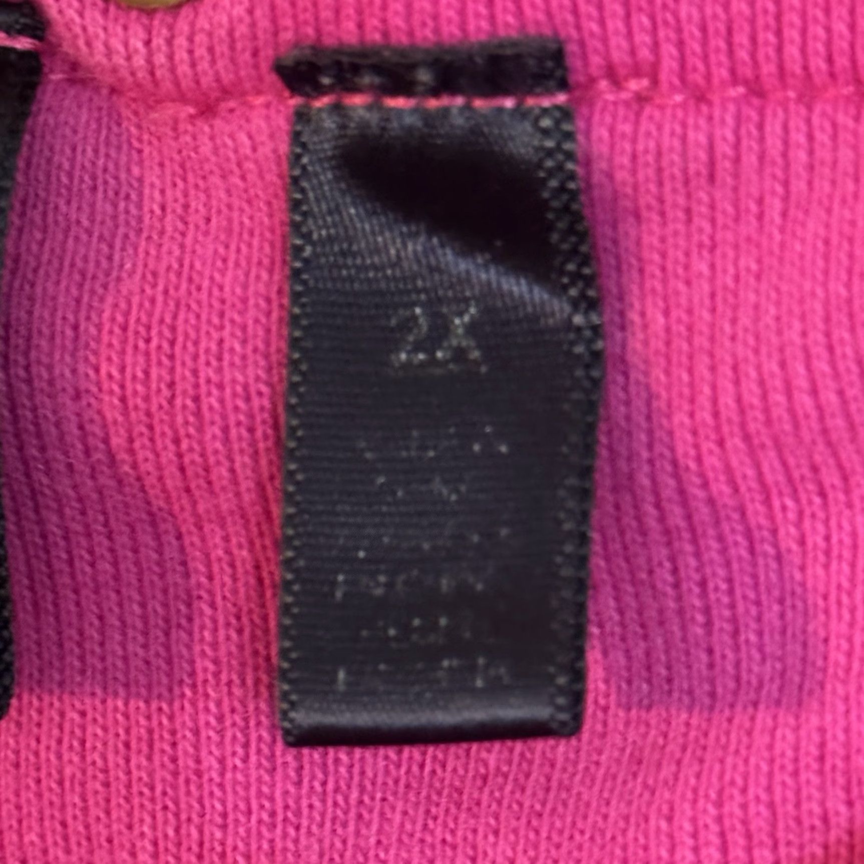 Vintage Rafaella Blouse Womens 2X Plus Grommet Embellished Mod Office Chic Hot Pink 2010s Size XXL / US 16-18 / IT 52-54 - 6 Thumbnail
