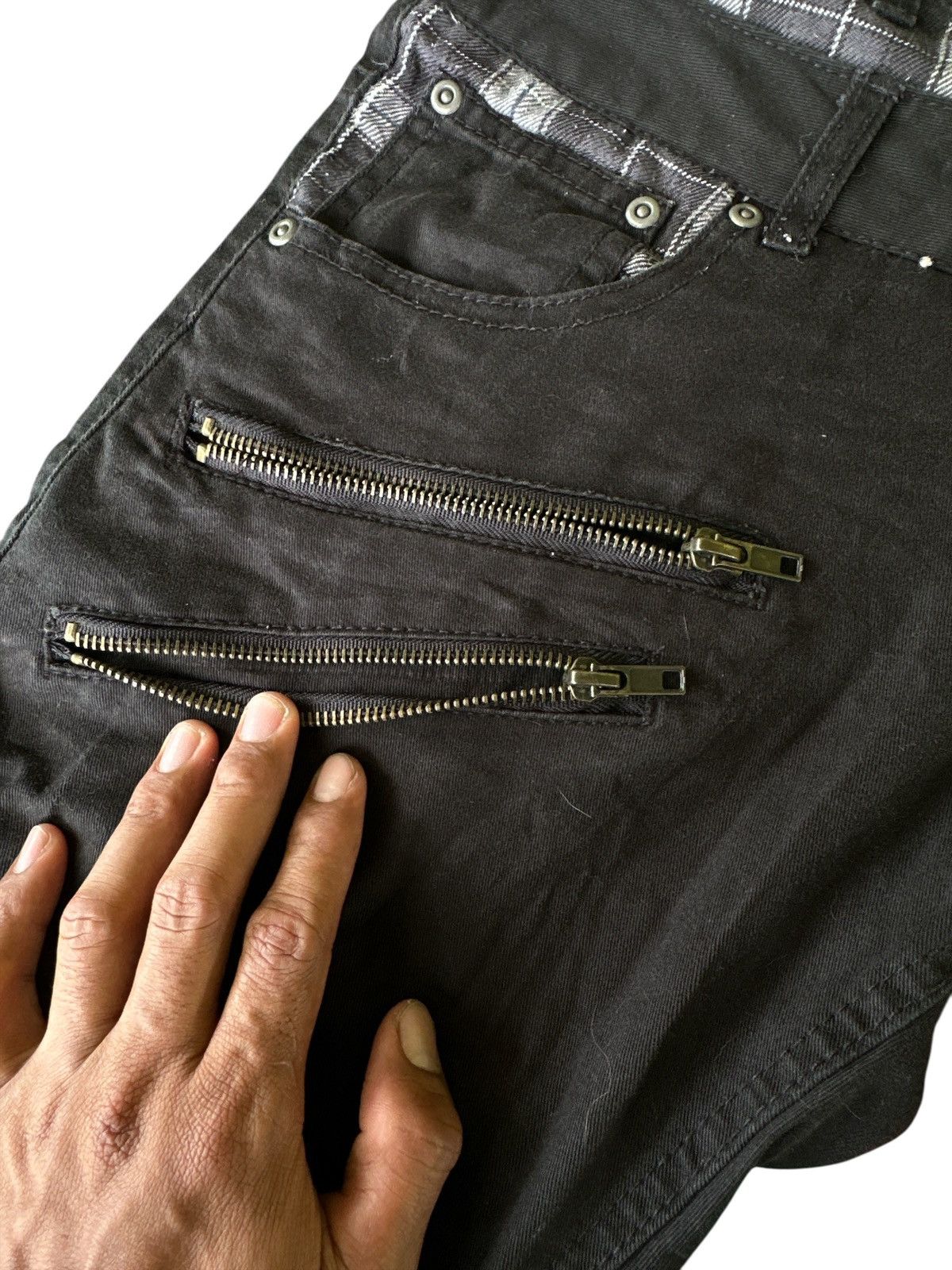 Kapital Unbrand double waist superblack 30x39 Size US 30 / EU 46 - 4 Thumbnail