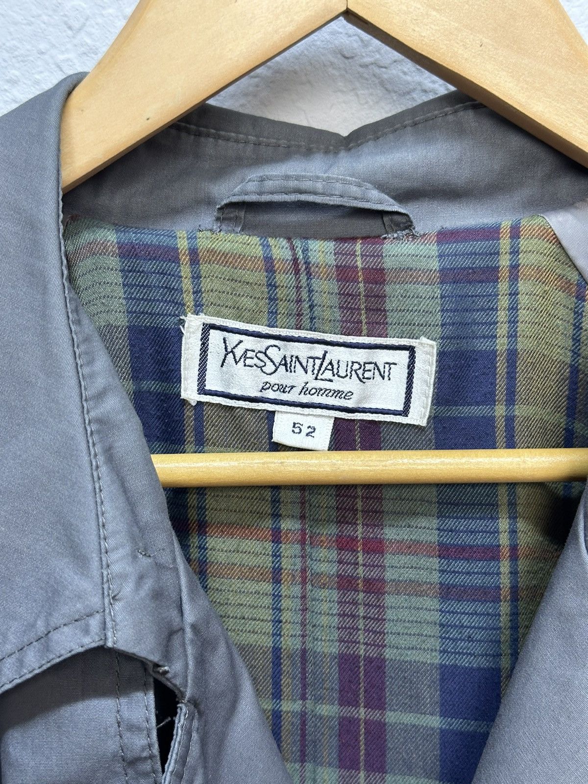 Vintage Rare🔥🔥 Yves Saint Laurent Trench Coat YSL Vintage Archival Size US L / EU 52-54 / 3 - 8 Thumbnail