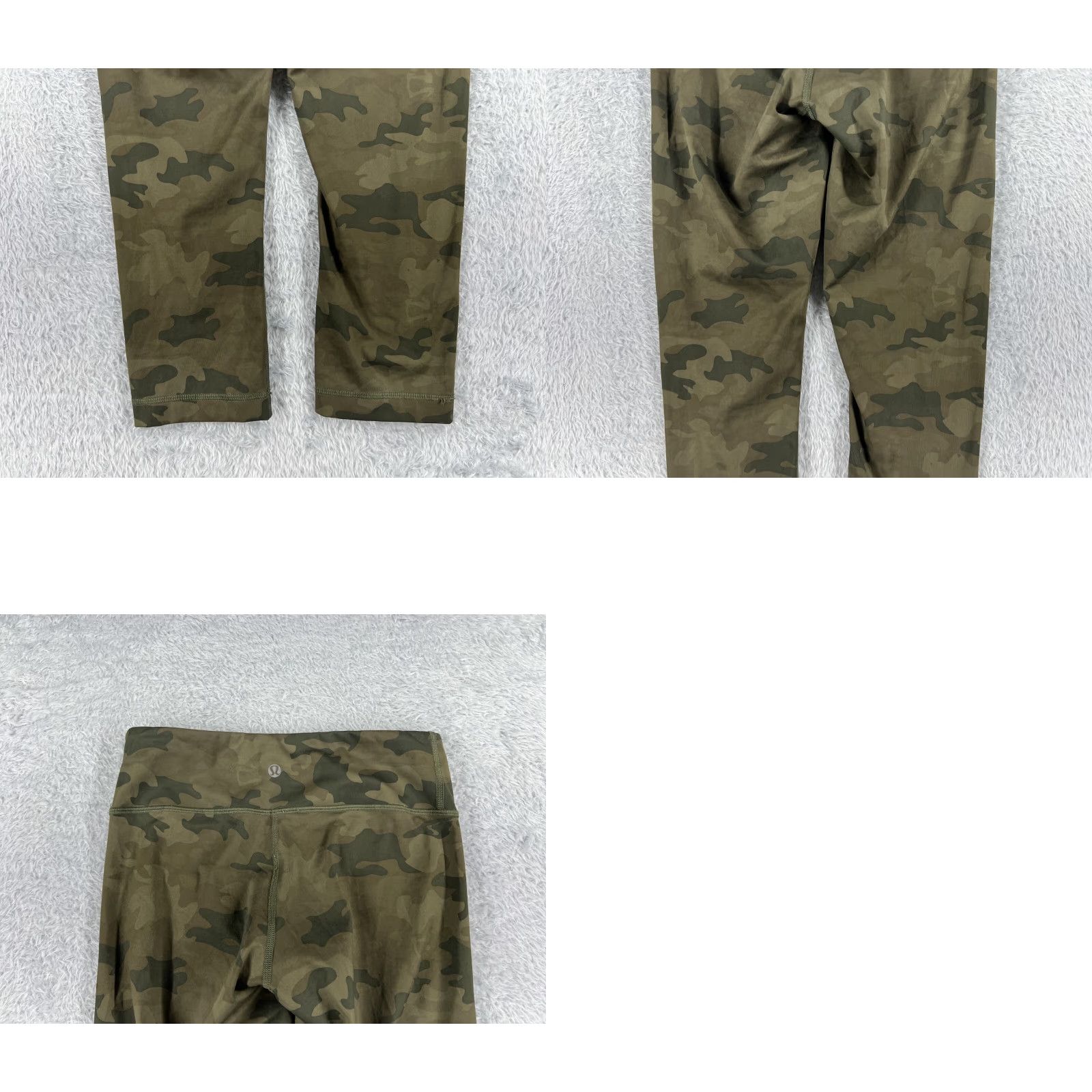 Lululemon Lululemon Wunder Under Pants Womens 4 Green Camo Cropped 21" Inseam Yoga Activewear Stretch Wunder Under Crop Green Camouflage Sneakers? Size 27" / US 4 / IT 40 - 9 Thumbnail