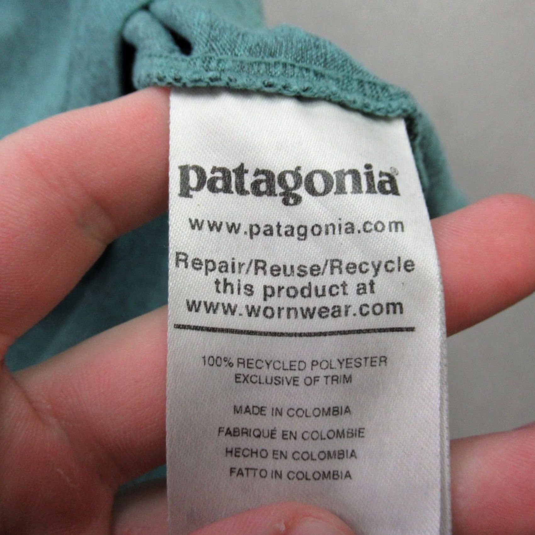 Patagonia Patagonia Shirt Mens XL Short Sleeve Crew Neck Outdoor Casual Green Slim Size US XL / EU 56 / 4 - 5 Thumbnail