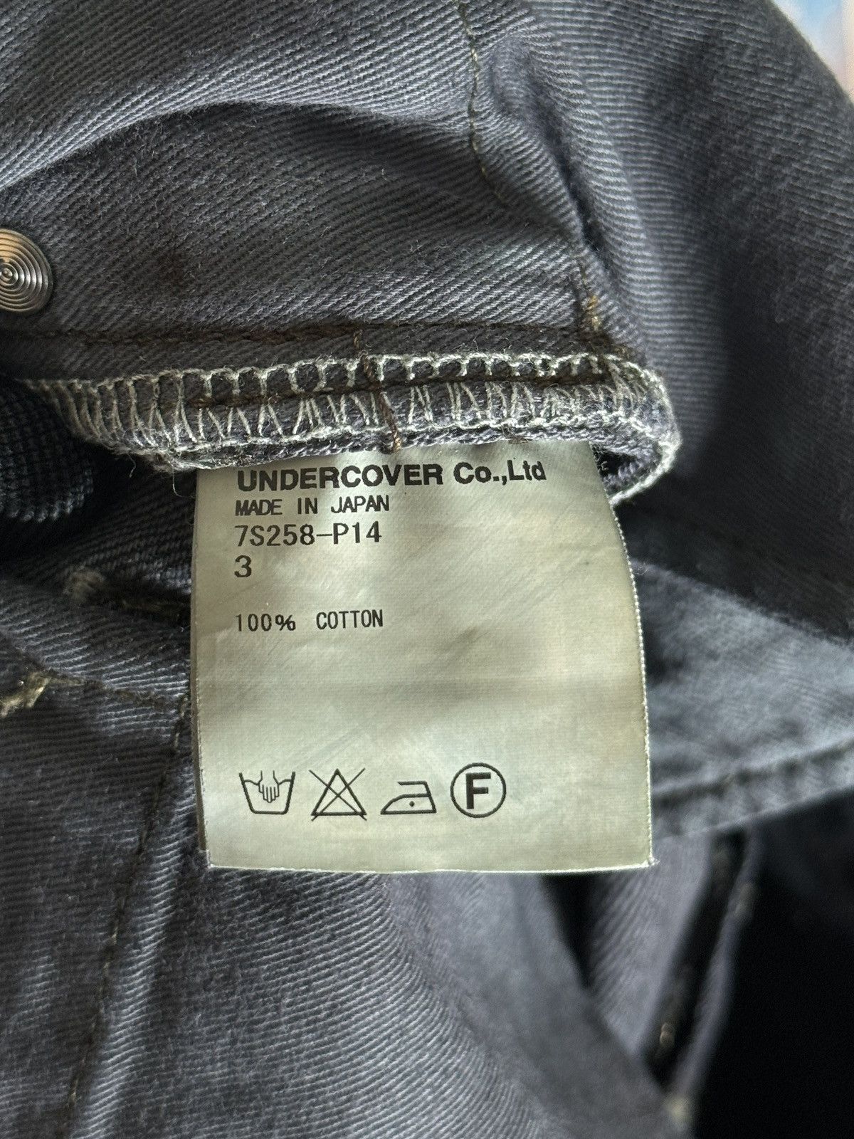 Undercover SS07 "Purple" Lightning Bolt Selvedge Denim/Jeans Size US 31 - 10 Thumbnail