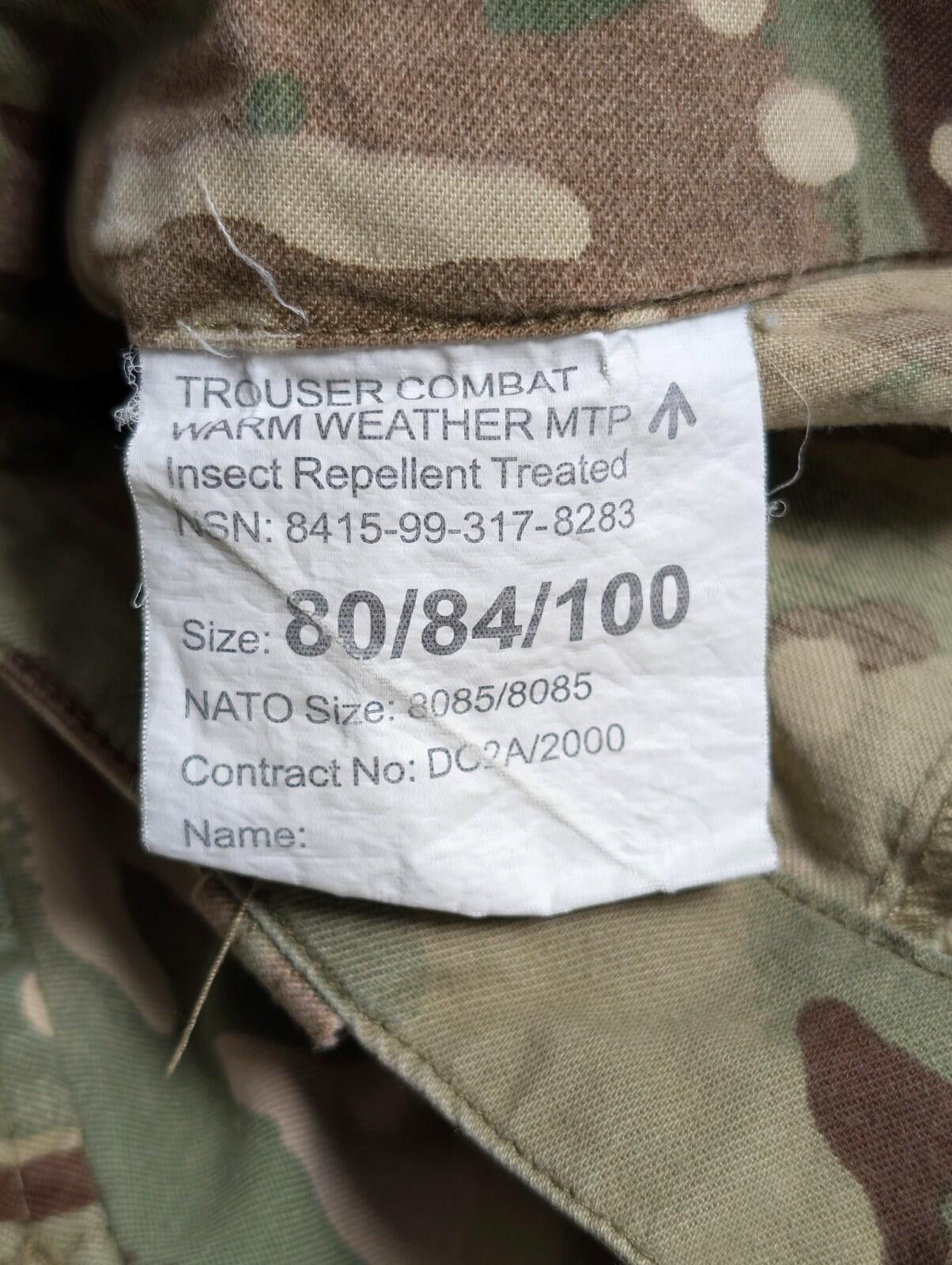 Other British Army MTP Warm Weather Combat Pants - 32x30 Size ONE SIZE - 5 Thumbnail