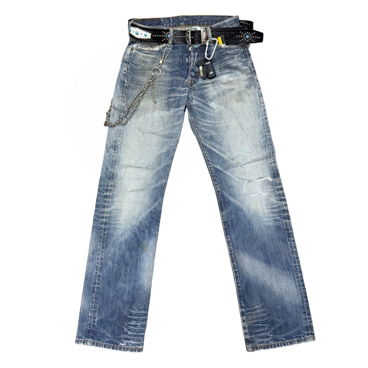 Levi's × Levi's Made & Crafted × Levi's Vintage Clothing Distressed Levis 501 Size US 32 / EU 48 - 1 Thumbnail