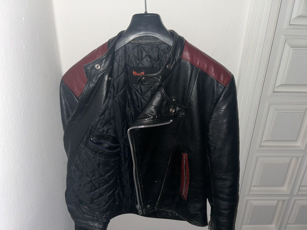 Other Vintage Leather Biker Jacket ENGLAND Size US S / EU 44-46 / 1 - 4 Thumbnail