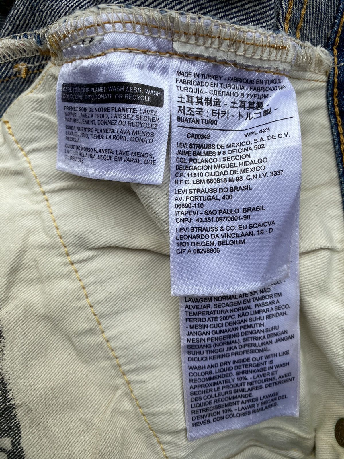 Levi's Vintage Clothing Levis 501XX Big E Made in Turkey Size US 31 - 17 Thumbnail