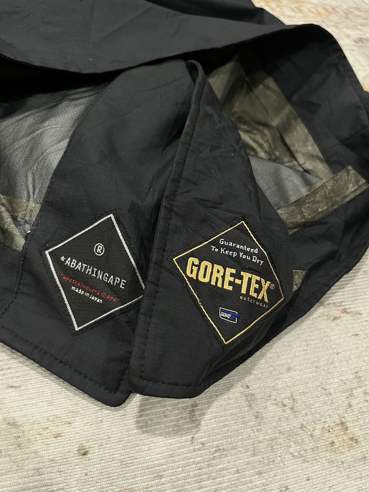 Bape × Goretex Rare‼️ A Bathing Ape Gore-tex Riri Zip Ramones Jacket Size US M / EU 48-50 / 2 - 11 Thumbnail