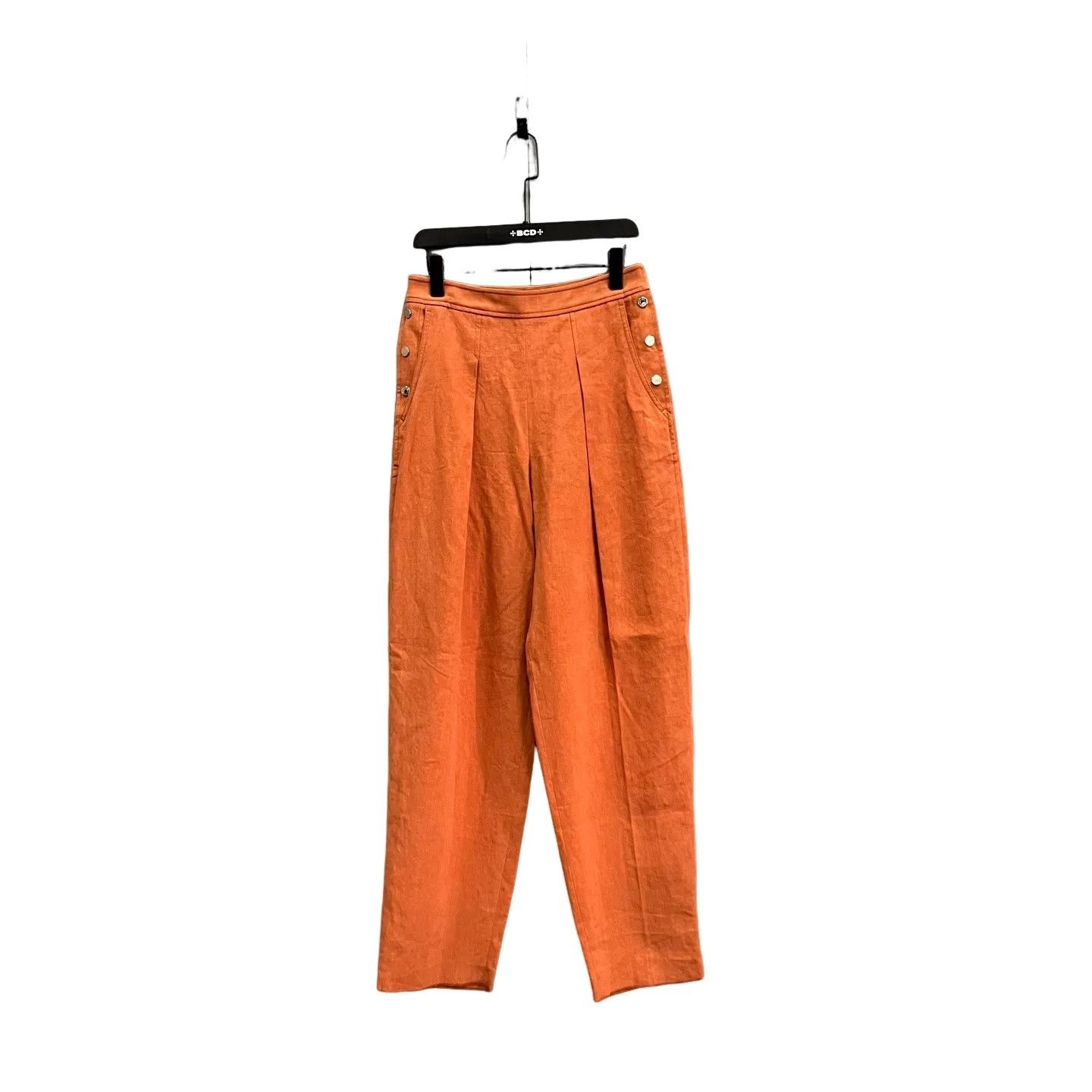 Hermes Hermes Orange Linen Pants Size 36 Size 26" / US 2 / IT 38 - 1 Thumbnail