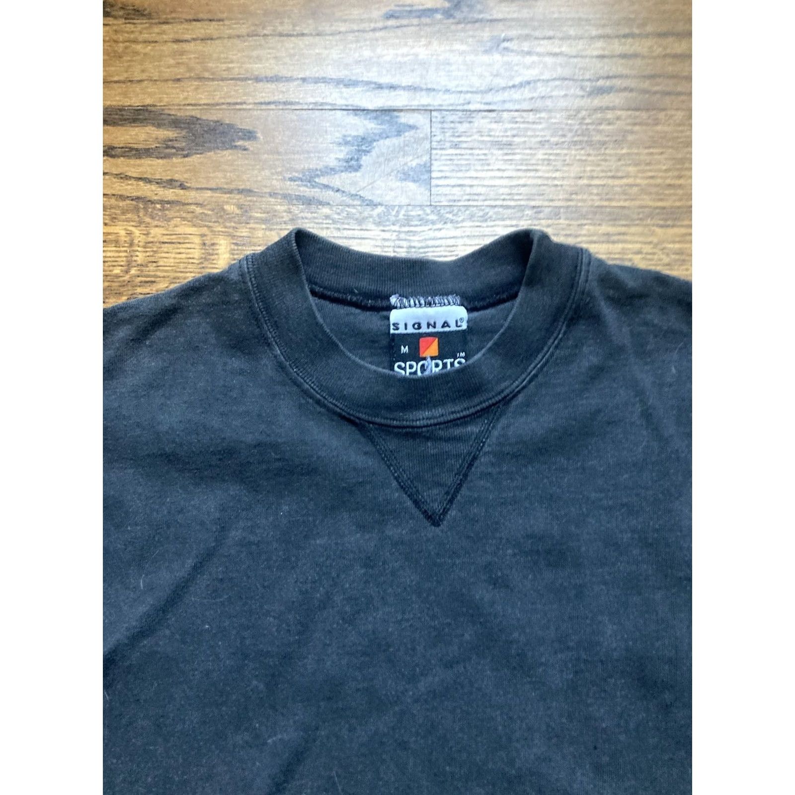 Vintage VINTAGE Signal Sport Black Long Sleeve T-Shirt Size M Mens 90s Sports Blank Cotton Size US M / EU 48-50 / 2 - 4 Thumbnail