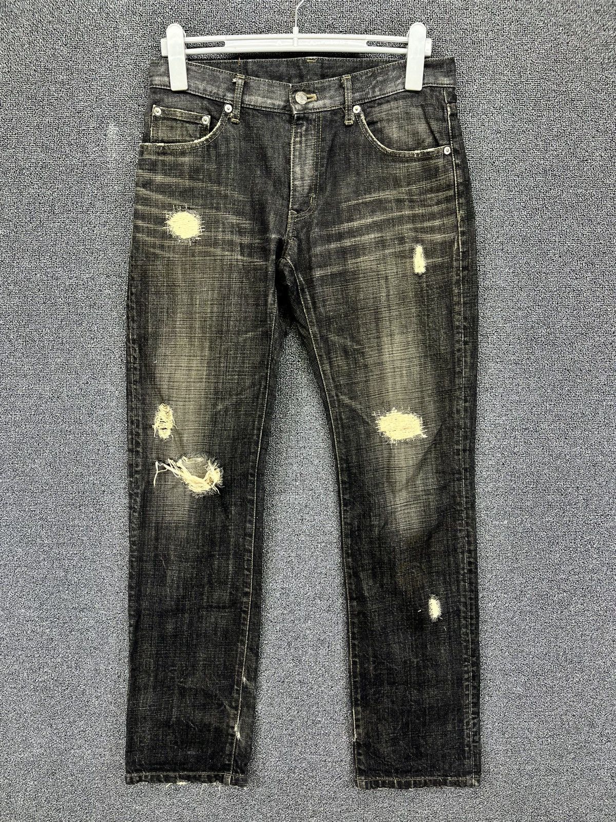 Issey Miyake Vintage Issey Miyake Tete Homme Rare Punk Jeans Denim Pants Size US 31 - 1 Thumbnail