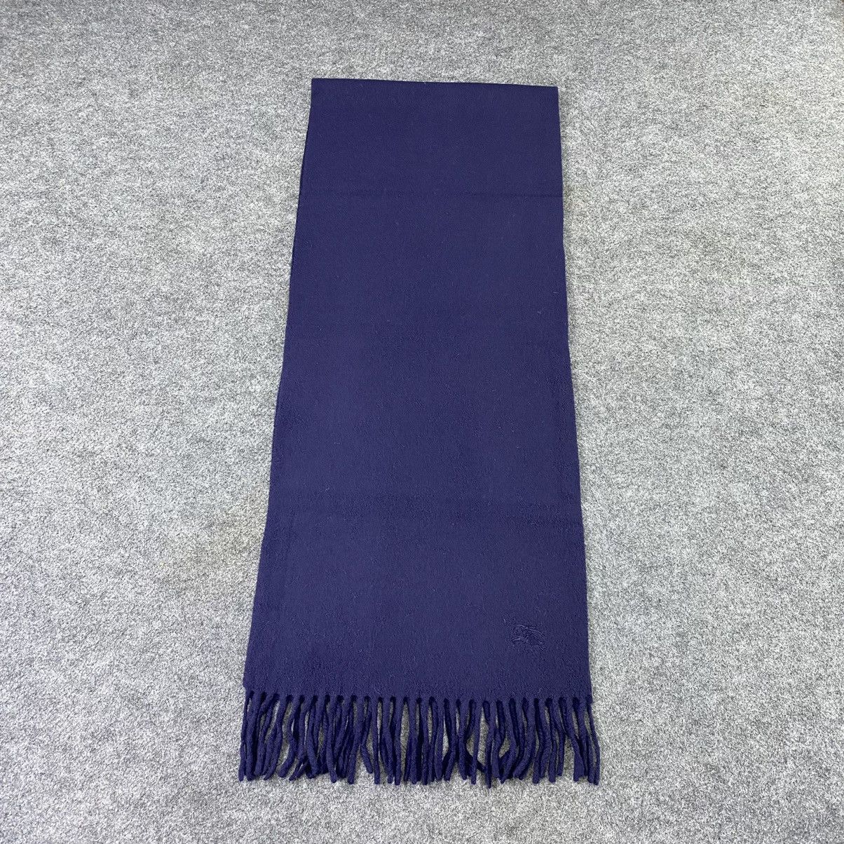 Burberry × Vintage Burberry Wool Scarf / Muffler / Neckwear - T1323 Size ONE SIZE - 3 Thumbnail