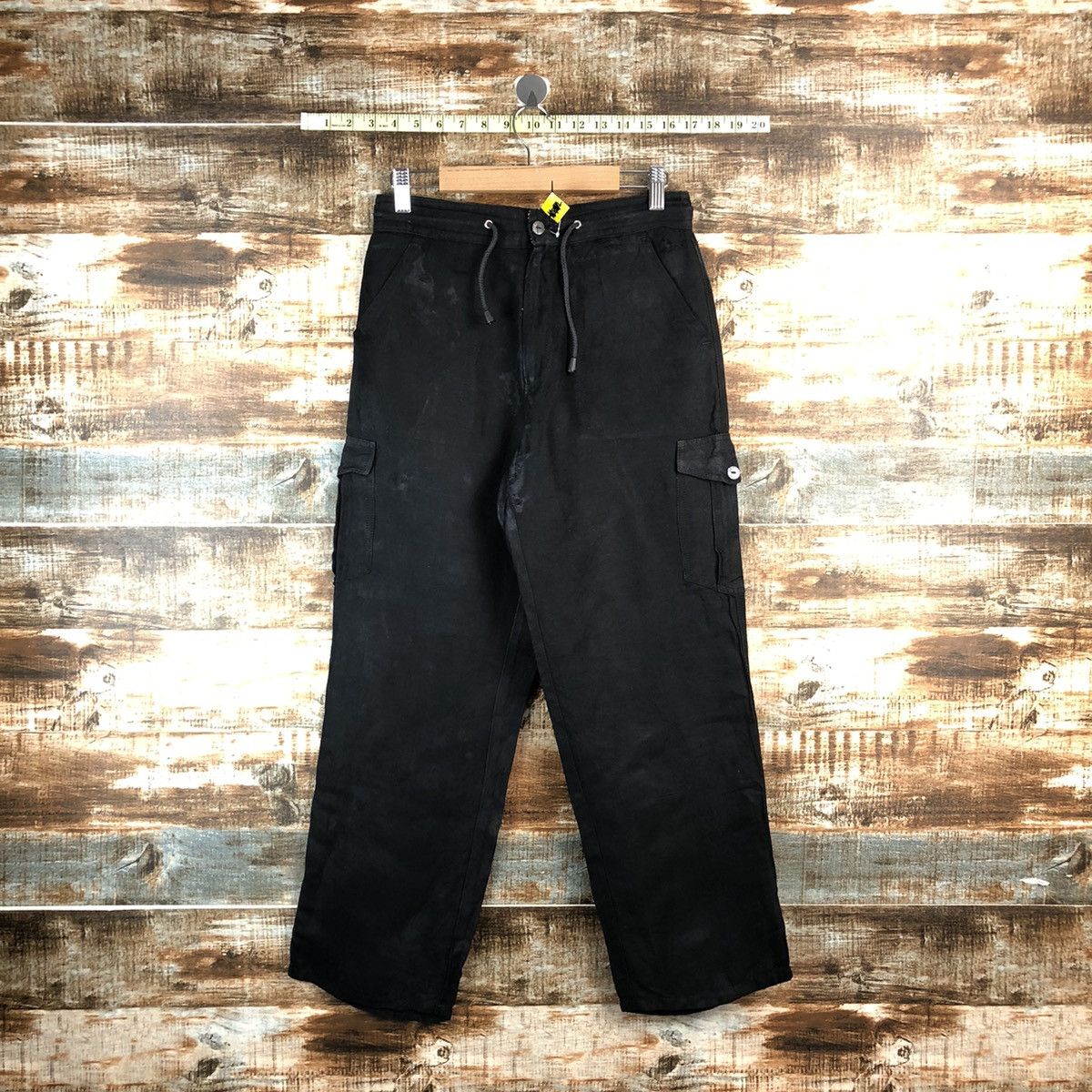 Fendi DL Fendi Jeans Black Cargo Multipocket Pants #A2595 Size US 26 / EU 42 - 1 Thumbnail