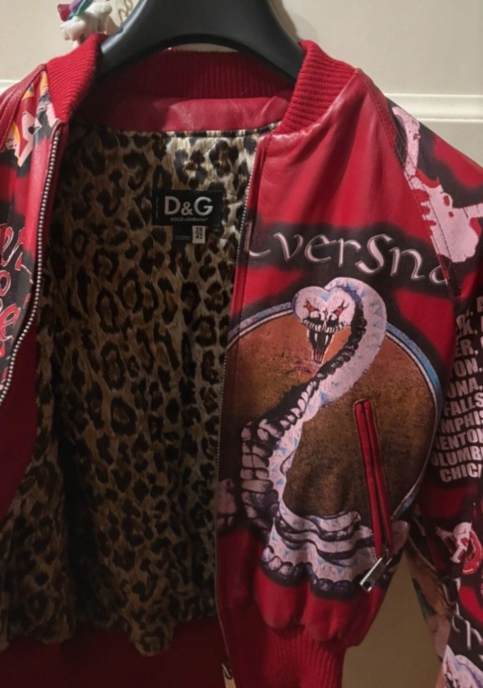 Dolce & Gabbana RUNWAY A/W 2001 LEATHER JACKET Size M / US 6-8 / IT 42-44 - 8 Thumbnail