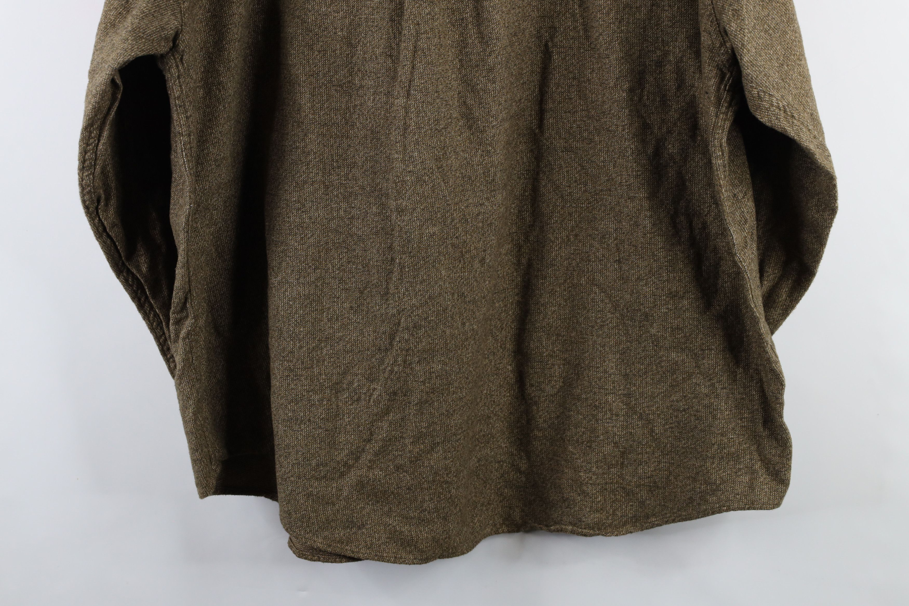 Vintage Vintage 90s Streetwear Collared Button Down Shirt Brown Size US XXL / EU 58 / 5 - 10 Thumbnail