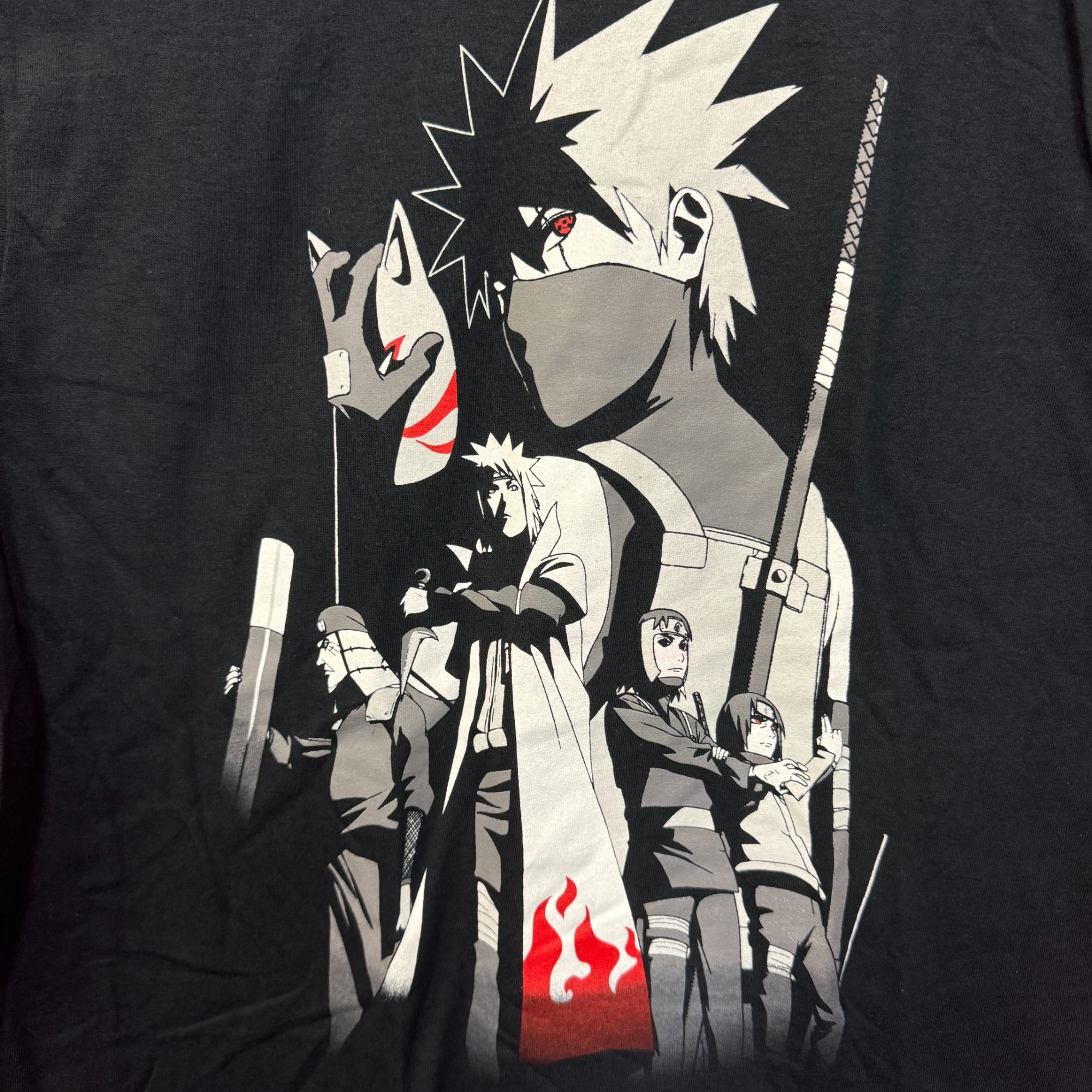Ripple Junction Naruto Shippuden ANBU Black Ops Kakashi Hokages Anime T-shir Size US M / EU 48-50 / 2 - 2 Thumbnail