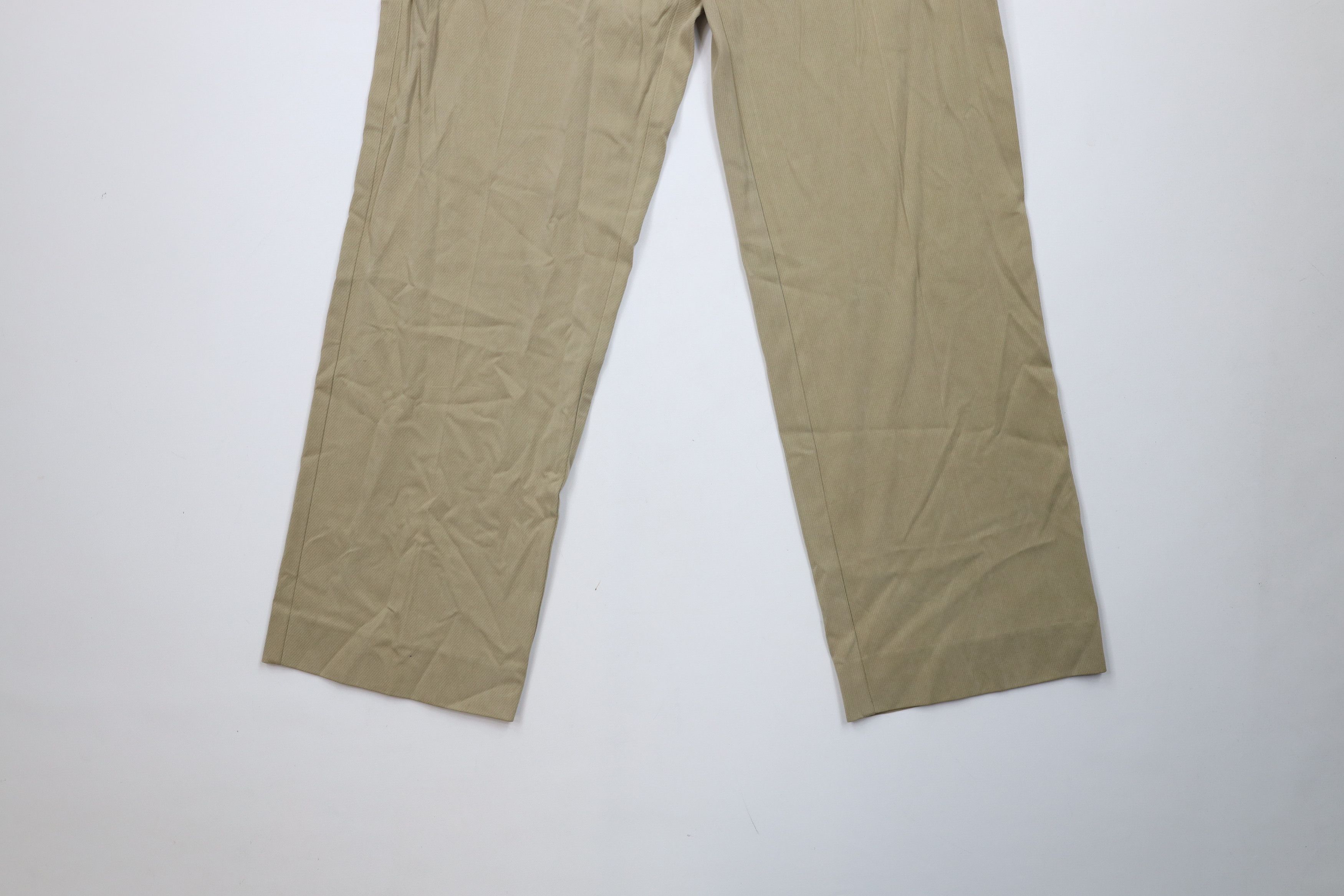 Tommy Bahama Vintage Tommy Bahama Silk Blend Wide Leg Chino Pants Beige Size US 36 / EU 52 - 4 Thumbnail