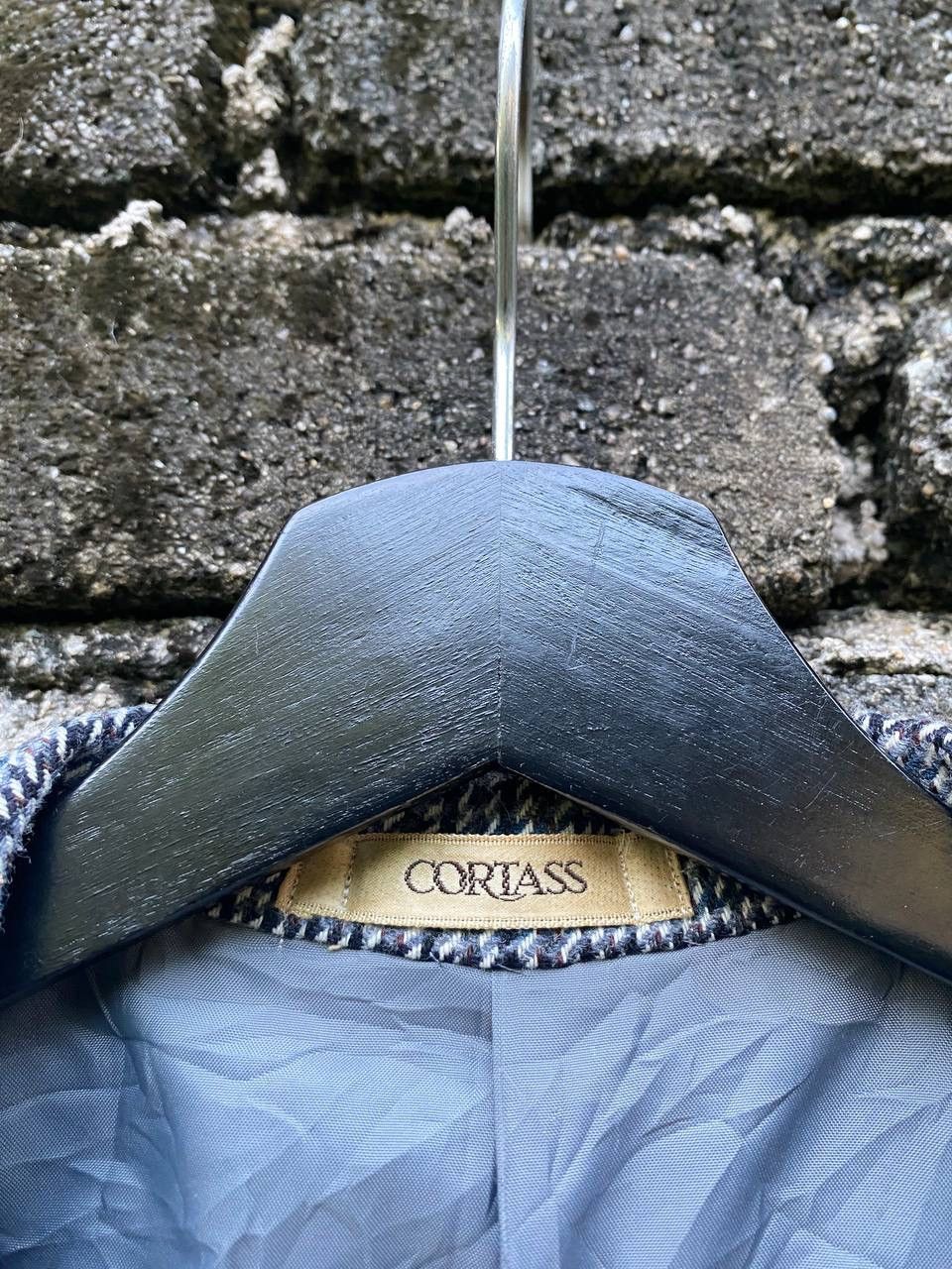 Aries × Vintage Vintage 80s Cortass By Aries Wool Plaid Coat Size 50S - 4 Thumbnail