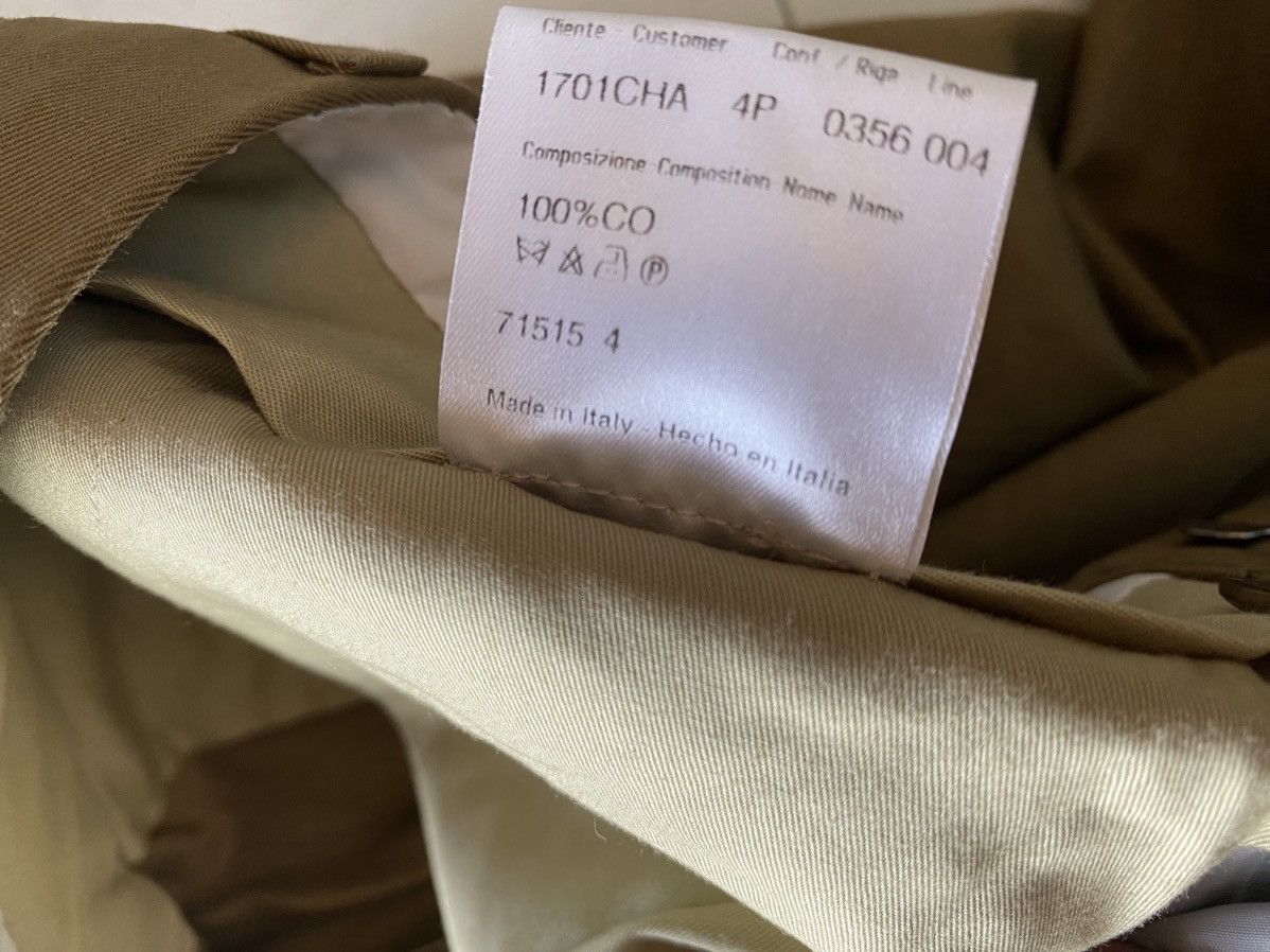 Brioni Brioni 🇮🇹 brown cortina cotton dual pleat dress slacks New Size 38R - 6 Thumbnail