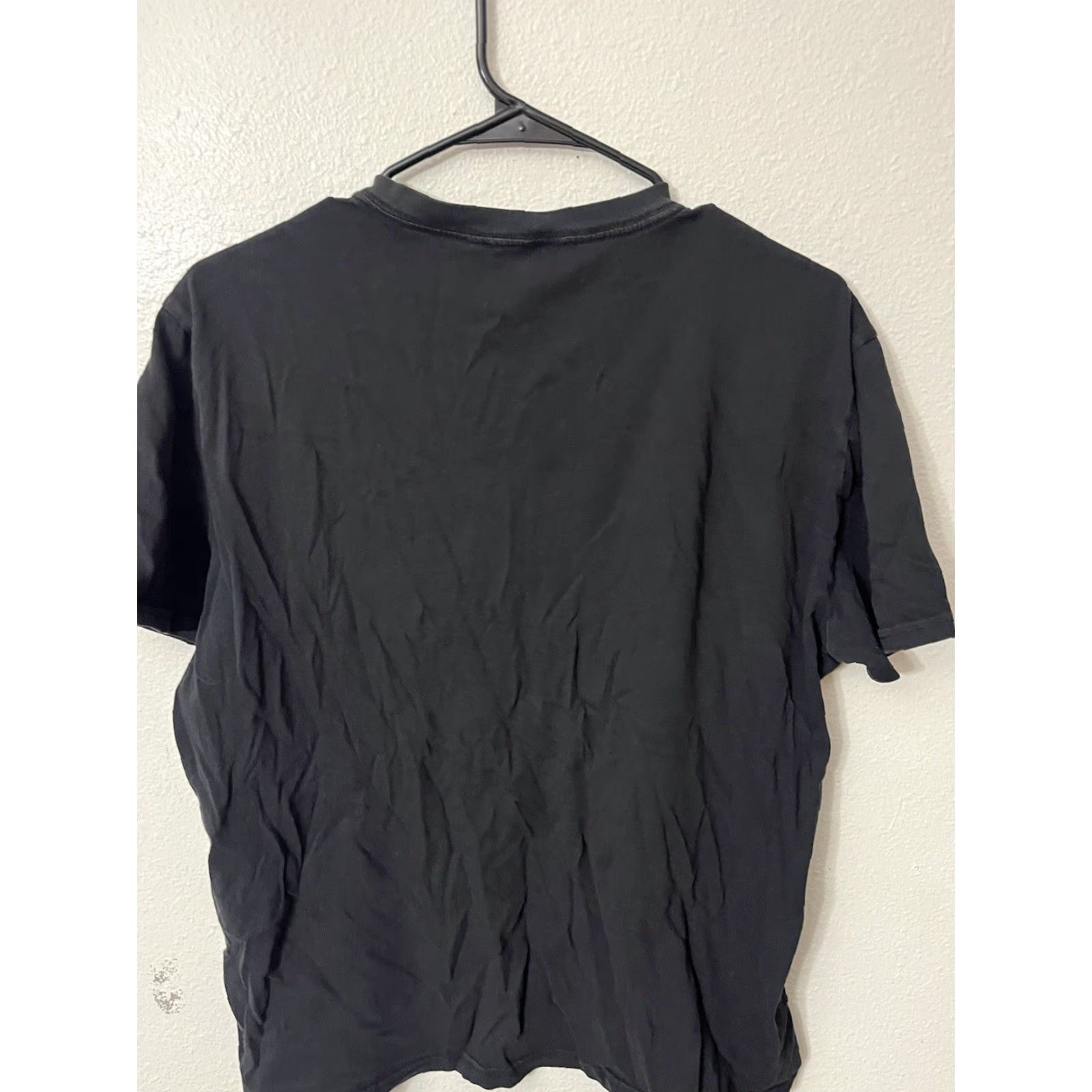 Vintage Calvin Klein Jeans Men Black Graphic Tee Short Sleeve Tee Large Logo Distressed Size 36" / US 14 / IT 50 - 2 Thumbnail