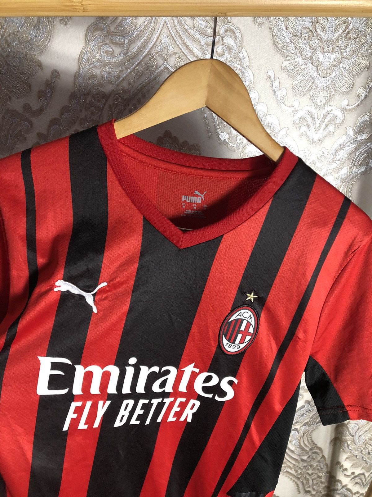 Other VERY RARE PUMA AC MILAN ITALY SOCCER JERSRY RETRO Y2K 90s Size US M / EU 48-50 / 2 - 3 Thumbnail