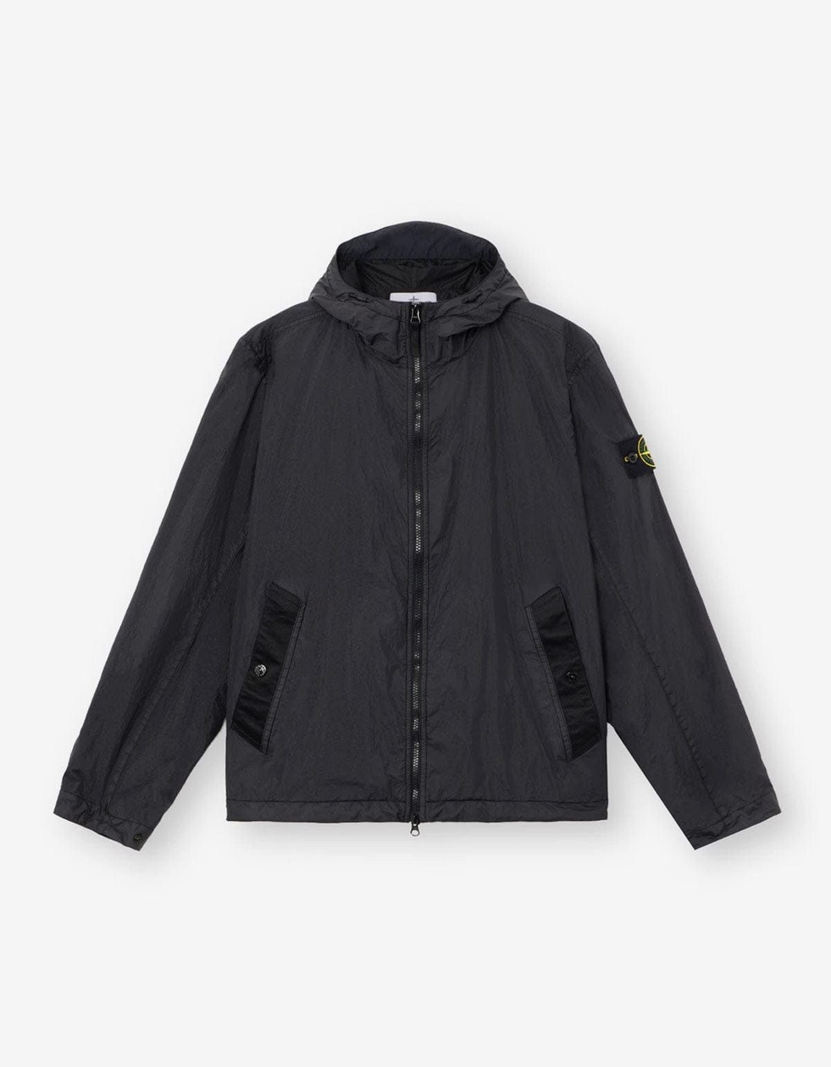Stone Island Stone Island Black Crinkle Reps NY Anti-drop Jacket Size US S / EU 44-46 / 1 - 1 Thumbnail