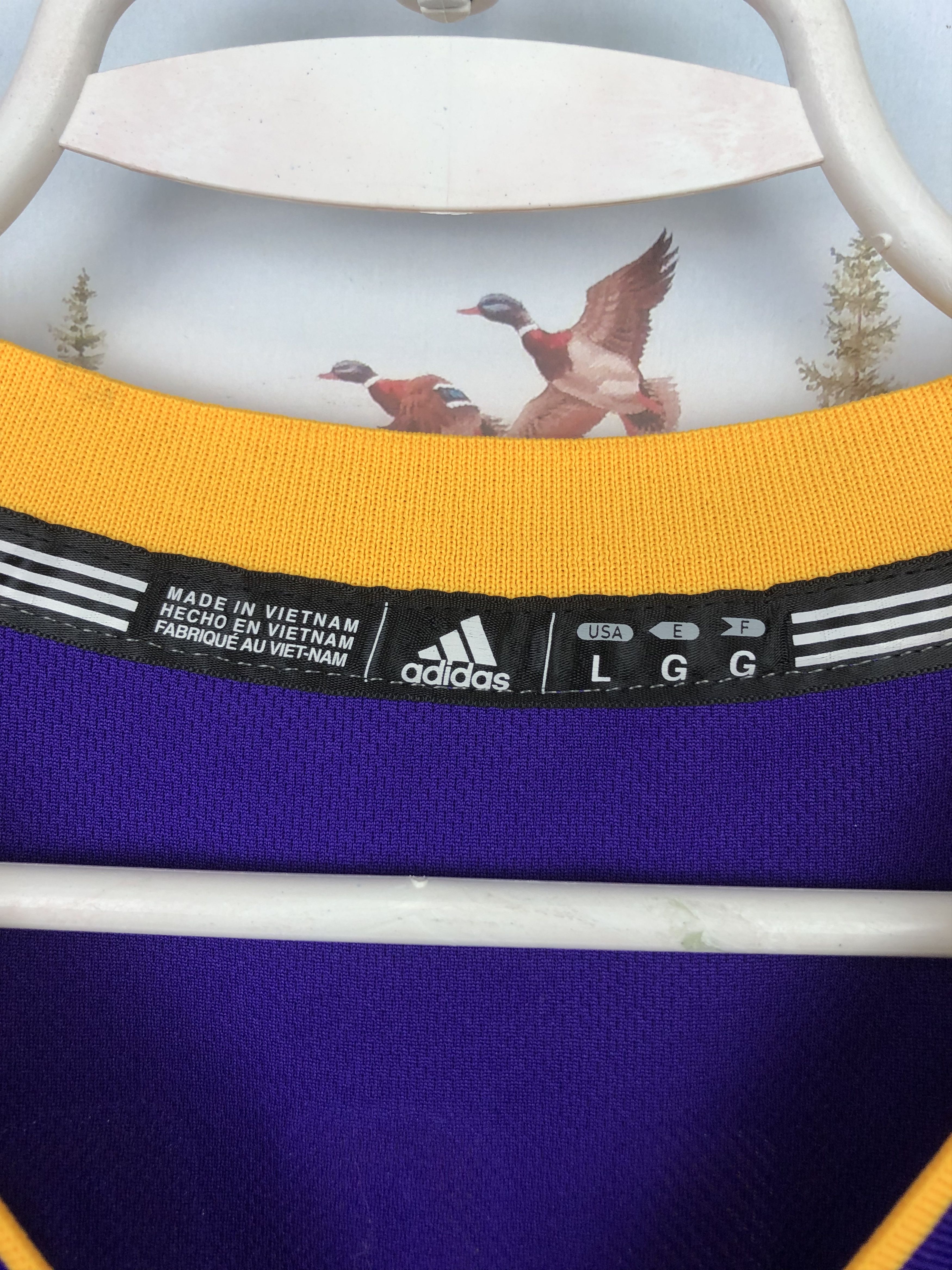 Adidas Adidas Los Angeles Lakers Gasol Jersey Mens Shirt Rare Tee Size US L / EU 52-54 / 3 - 5 Thumbnail