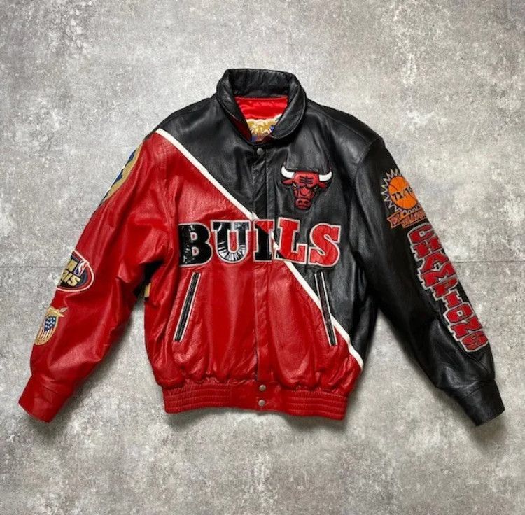 JH Design Jeff Hamilton jh Design NBA BULLS Jacket jordan muhammad ali Size US XL / EU 56 / 4 - 2 Thumbnail