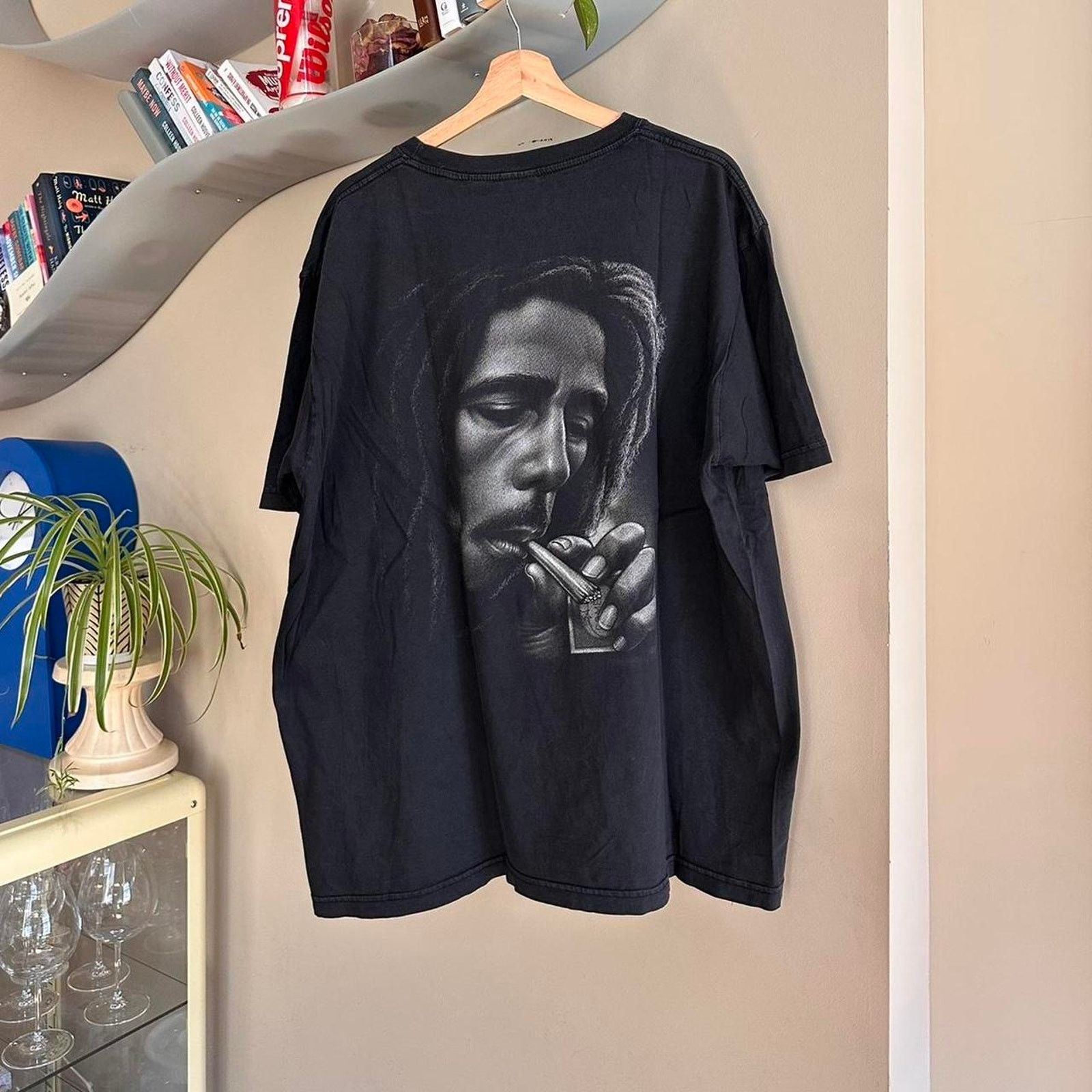 Band Tees × Rap Tees Vintage Y2K Bob Marley Rap Shirt Size US XXL / EU 58 / 5 - 5 Thumbnail