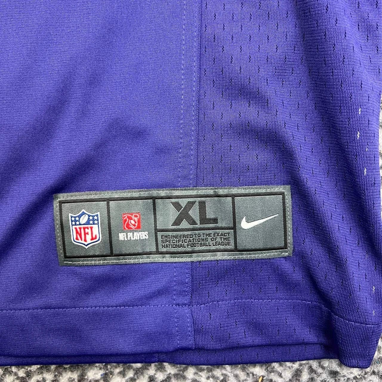 Nike Baltimore Ravens Flacco #5 Jersey Shirt Men Short Sleeve XL Size US XL / EU 56 / 4 - 6 Thumbnail