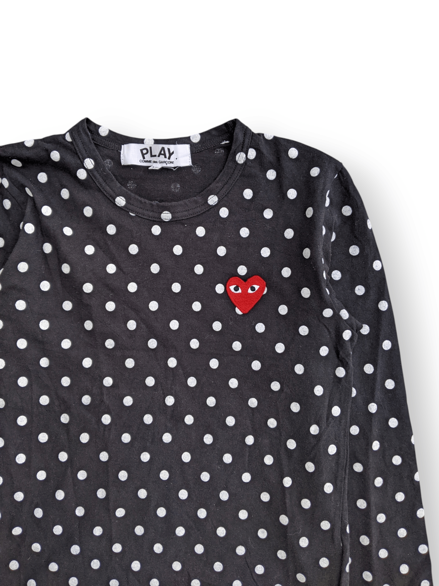 Comme des Garcons PLAY Comme Des Garcons Play Polkadot Long Sleeve t-shirt Size US S / EU 44-46 / 1 - 2 Thumbnail