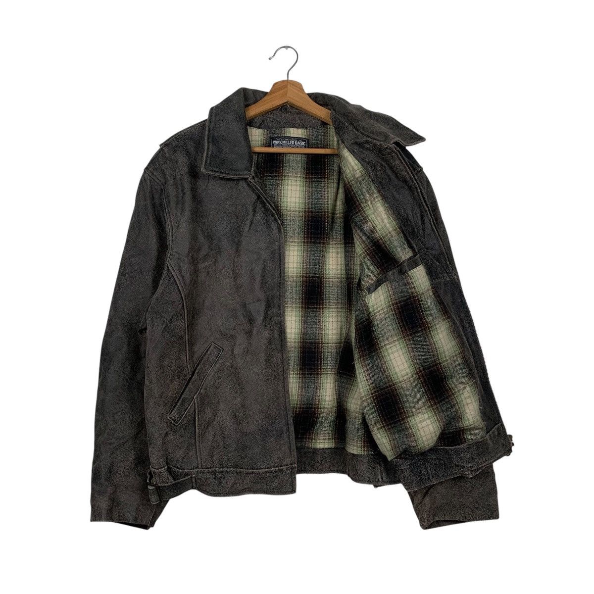 Japanese Brand Japanese Brand Park Miller Basic Leather Jacket Size US L / EU 52-54 / 3 - 9 Thumbnail
