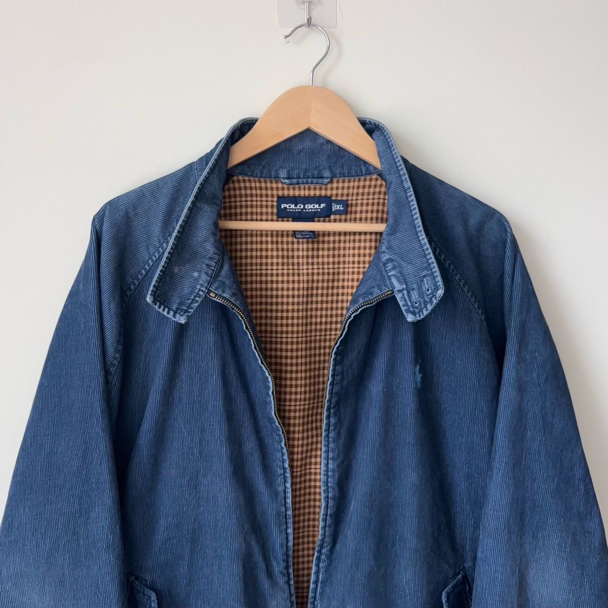 Polo Ralph Lauren Vintage Polo Golf Corduroy Bomber Jacket Plaid Lined Size US XL / EU 56 / 4 - 2 Thumbnail