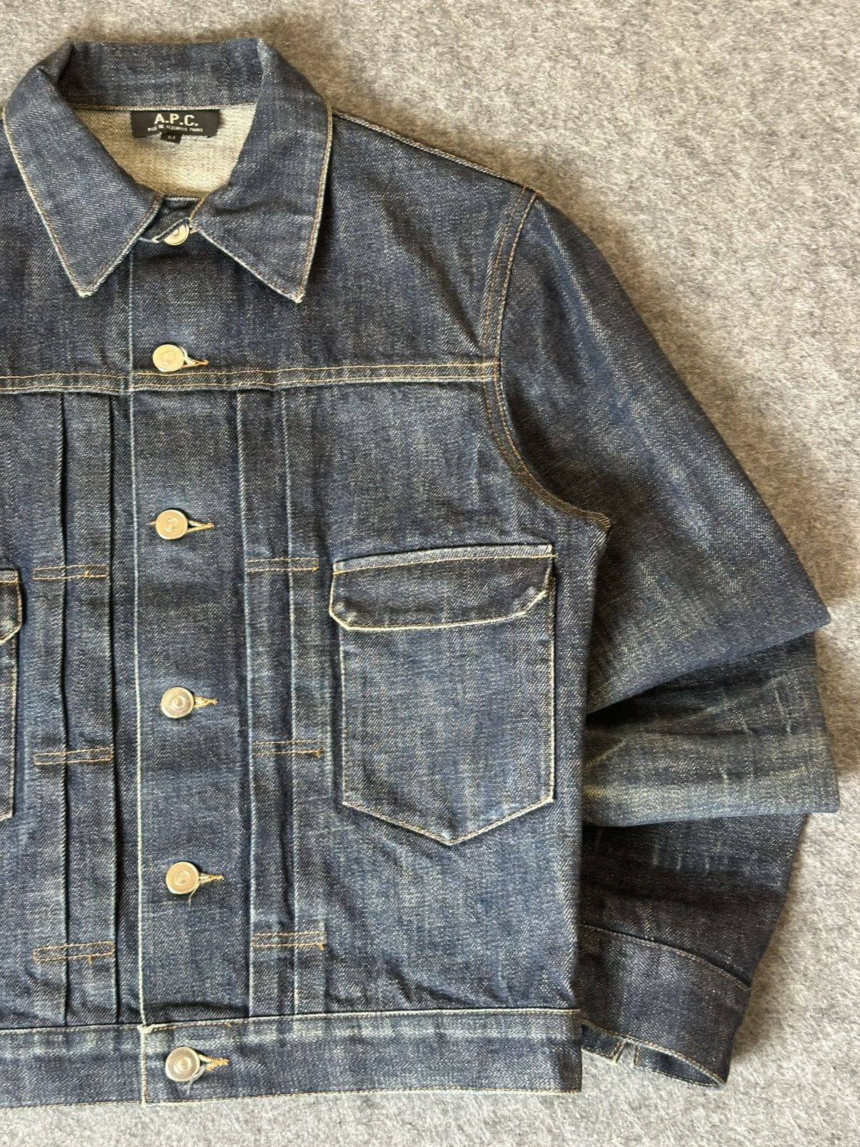 A.P.C. A.P.C. Type 2 Japanese selvedge denim jacket. Size US M / EU 48-50 / 2 - 2 Thumbnail