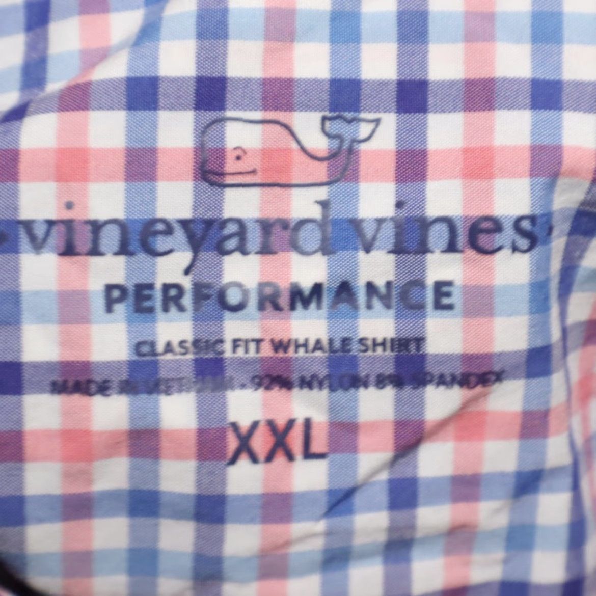 Vineyard Vines Vineyard Vines Performance Whale Gingham Button Down Shirt Red 2XL Mens Shirt Size US XXL / EU 58 / 5 - 6 Thumbnail