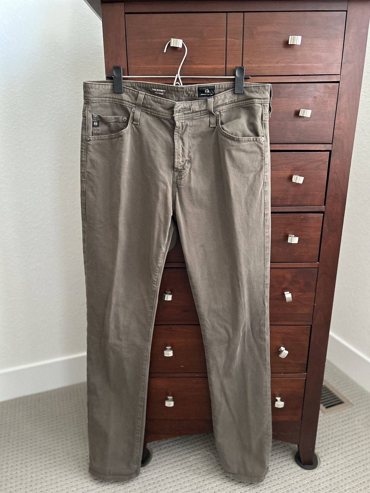 AG Adriano Goldschmied AG 33x34 Slim Straight “Everett” brown Size US 33 - 1 Thumbnail