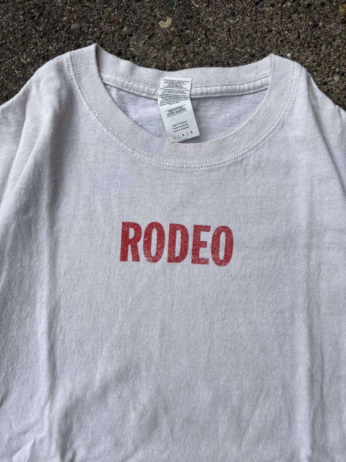 Rap Tees Travis Scott Cactus Jack 2016 Rodeo USA Tour Tee T Shirt L Size US L / EU 52-54 / 3 - 4 Thumbnail