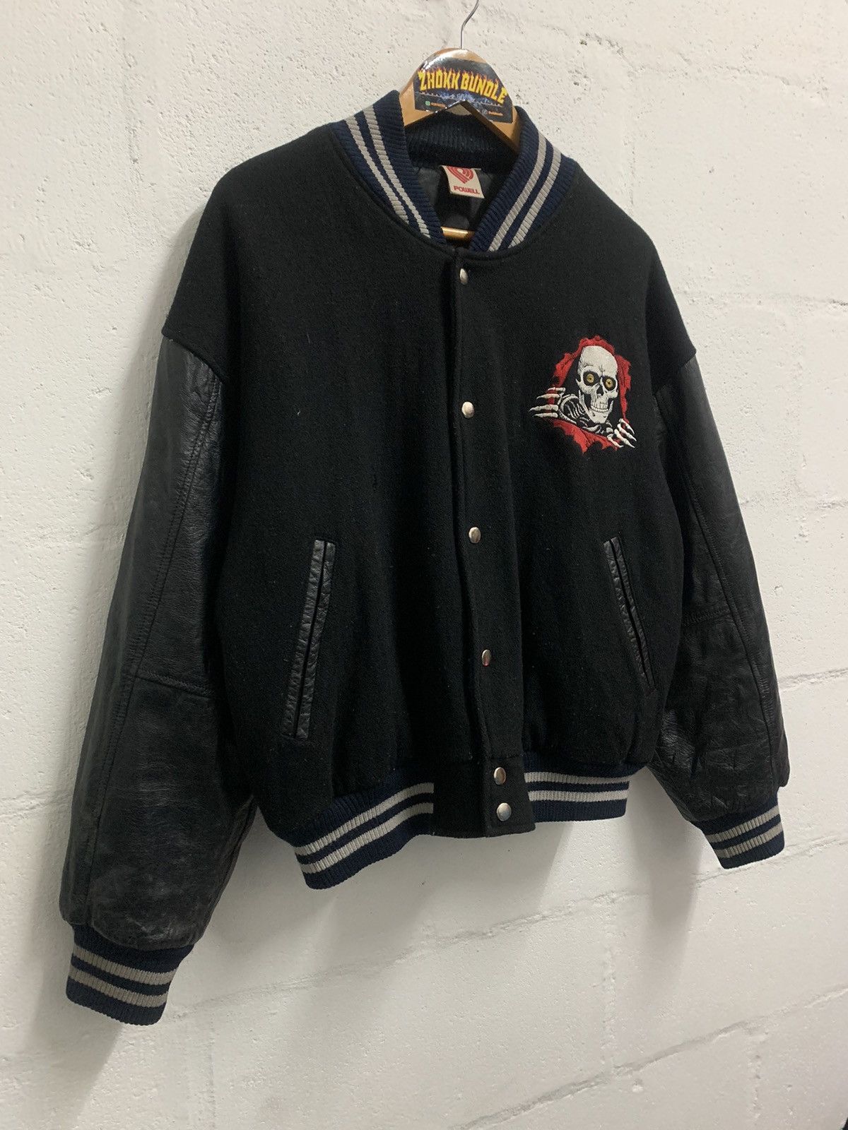 Powell Peralta Vintage Early 2000s Powell Peralta Varsity Wool Jacket Size US M / EU 48-50 / 2 - 3 Thumbnail
