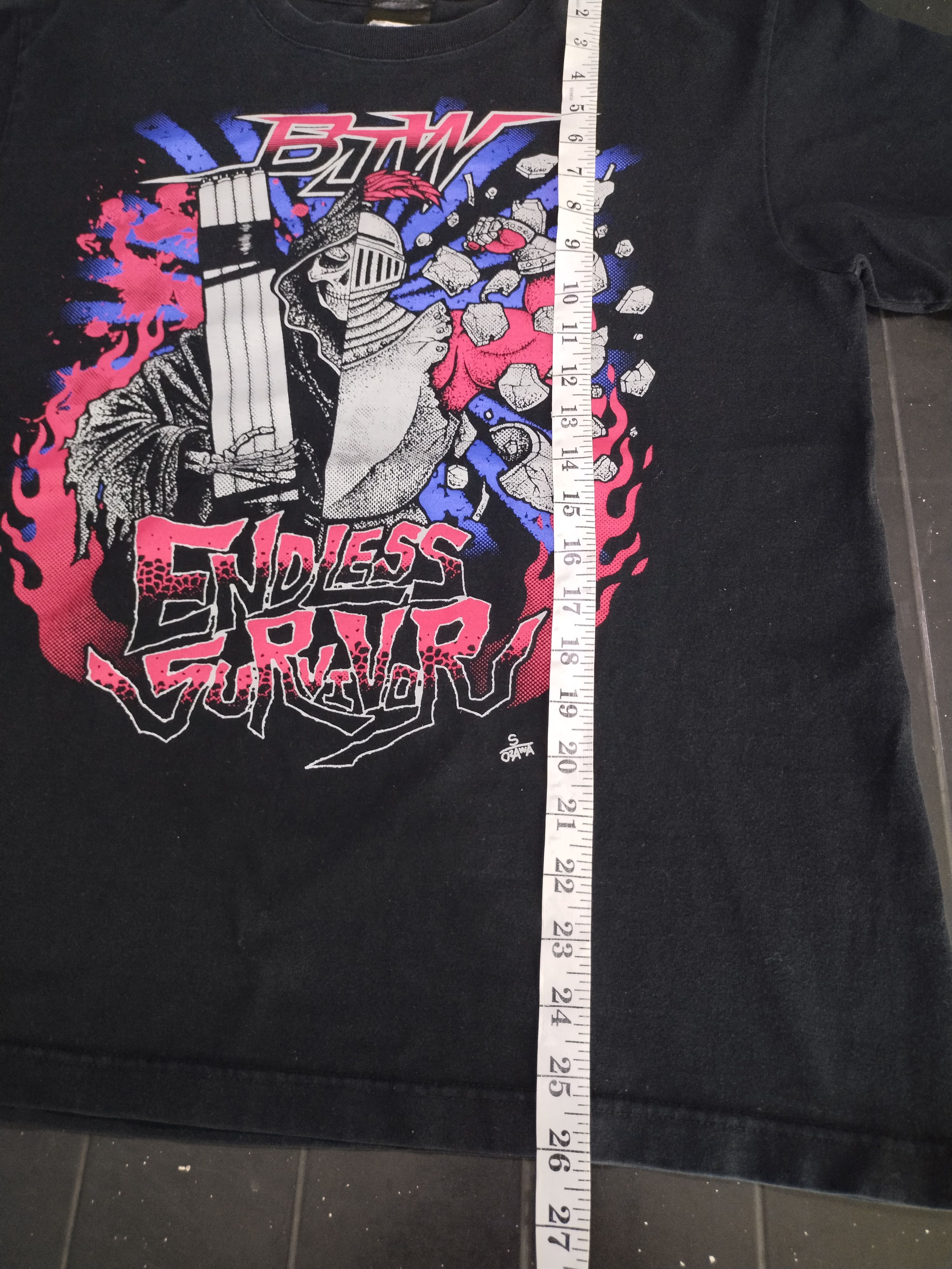 Japanese Brand Vintage Prowrestling Big Japan Death Match Rare Shirt Tee Size US L / EU 52-54 / 3 - 16 Thumbnail