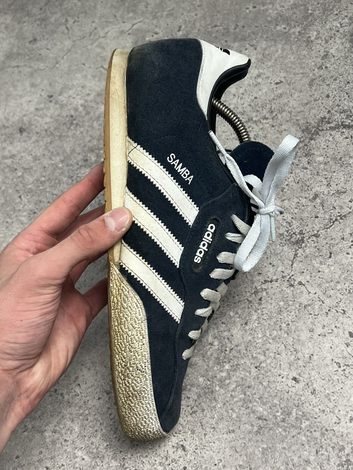 Adidas × Vintage Vintage Adidas Samba 90s Rare Sneakers Retro Size US 10.5 / EU 43-44 - 7 Thumbnail
