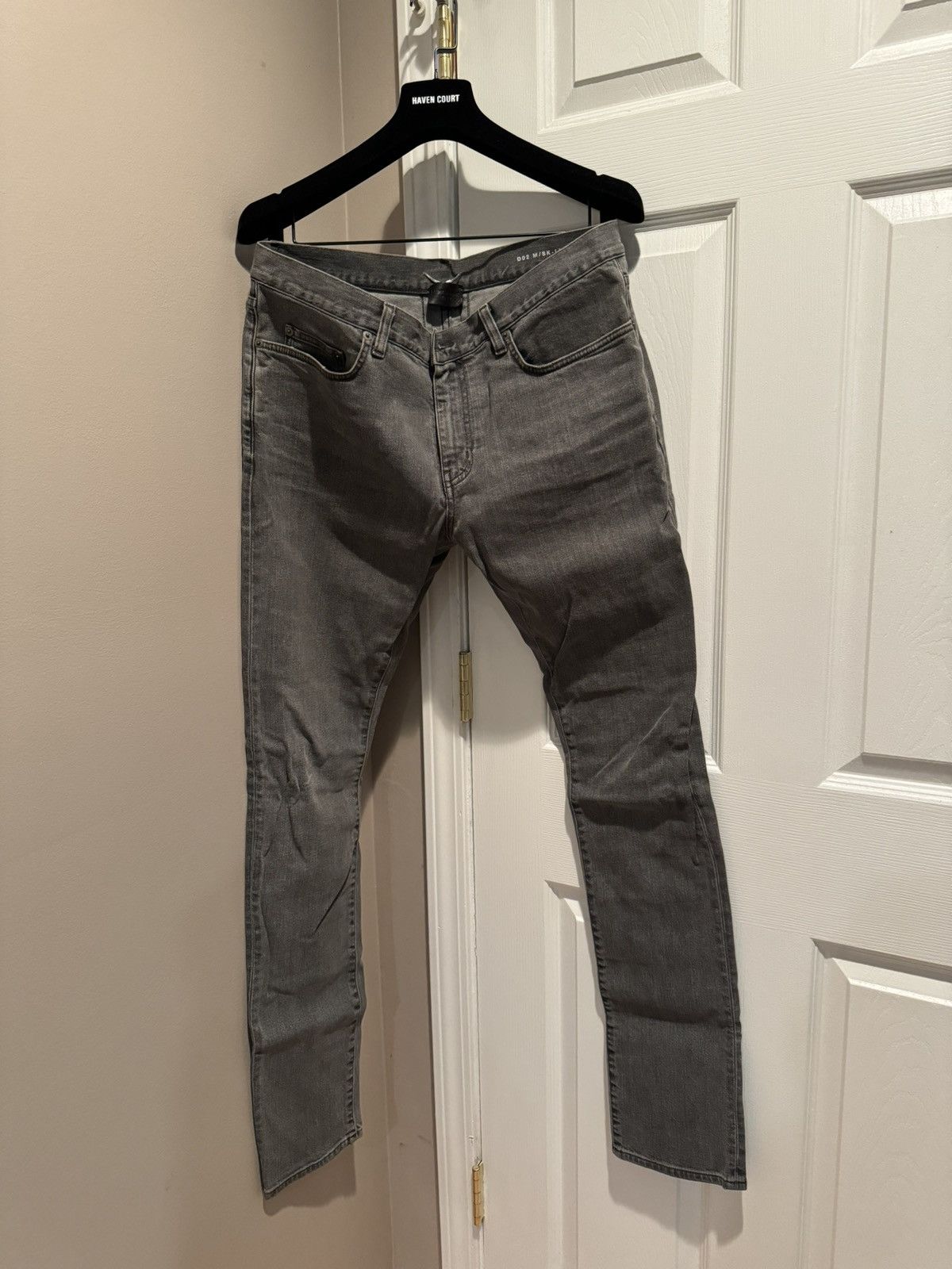 image of Saint Laurent Paris Saint Laurent Grey Denim, Men's (Size 34)