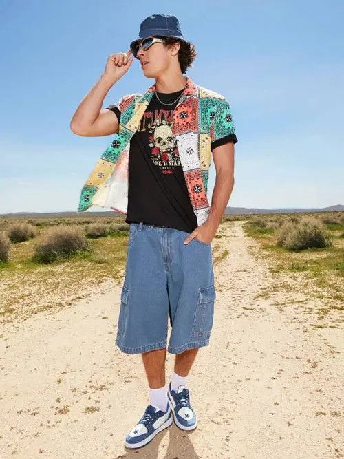 Ripped Y2k Shorts Jorts Distressed Denim