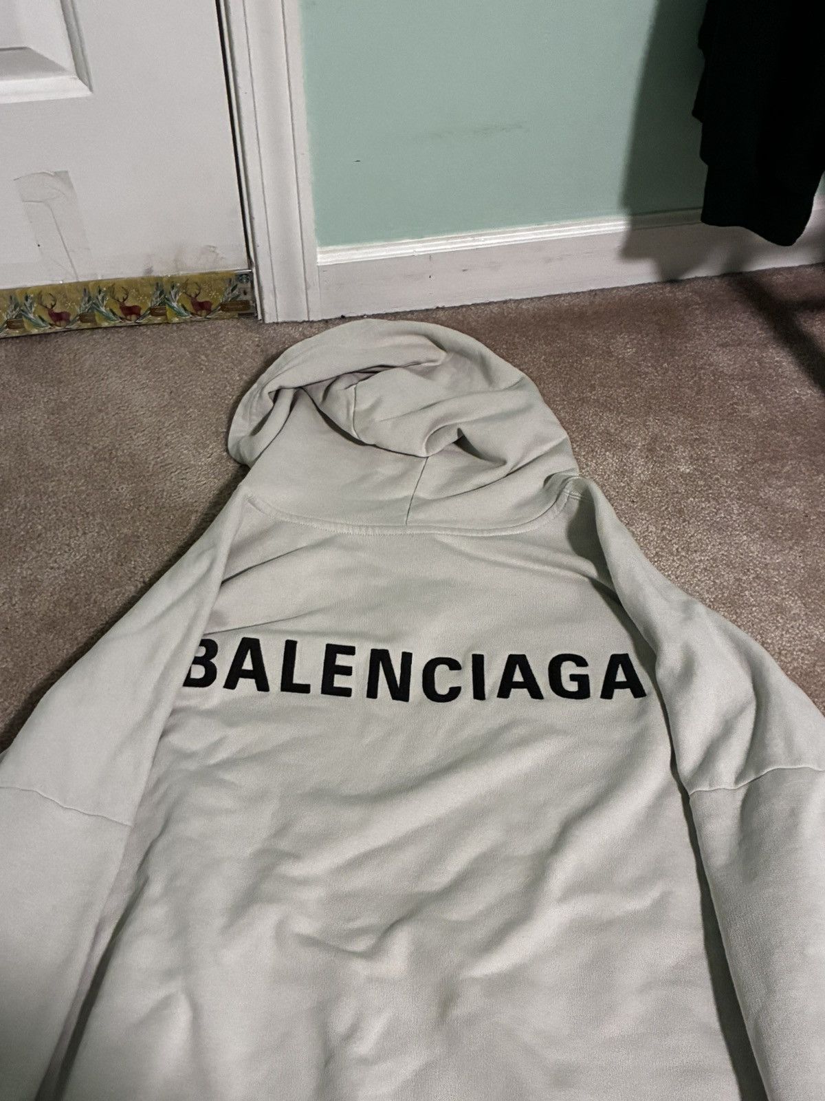 Balenciaga balenciga polo hoodie off-white Size US S / EU 44-46 / 1 - 3 Thumbnail