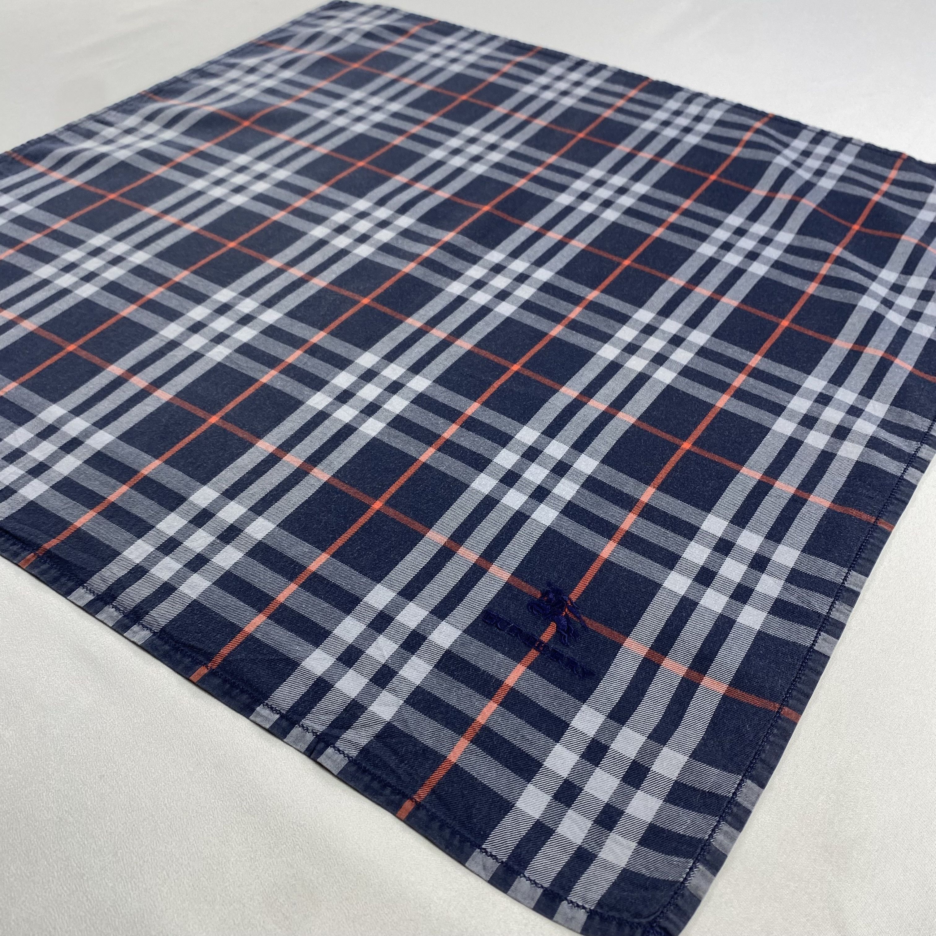 Burberry × Vintage Burberry Handkerchief / Neckerchief / Bandana-P1359 Size ONE SIZE - 2 Thumbnail