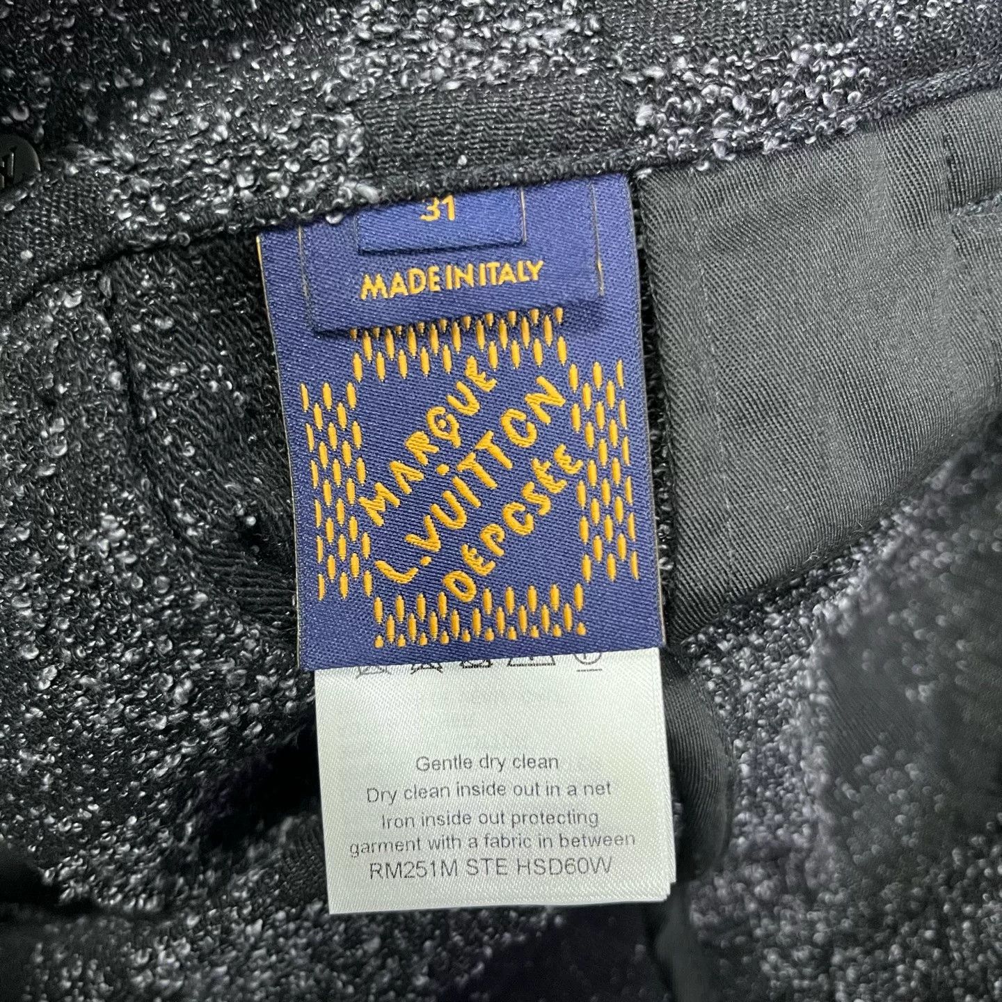 Louis Vuitton Louis Vuitton 25 Black Rivet Cargo Jeans Size US 31 - 3 Thumbnail
