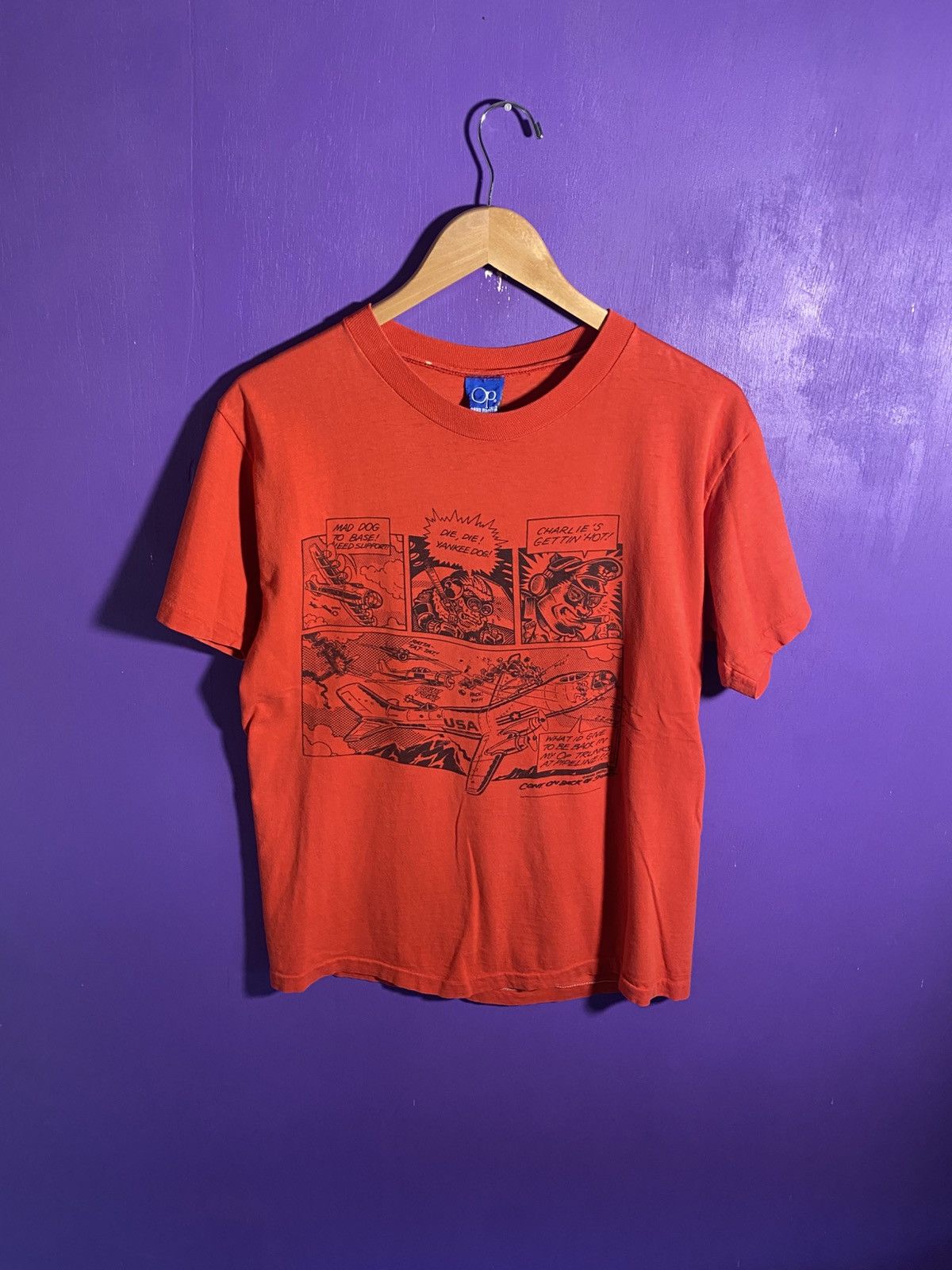 Ocean Pacific Vintage 1987 ocean pacific military surfwear t-shirt Size US M / EU 48-50 / 2 - 1 Thumbnail