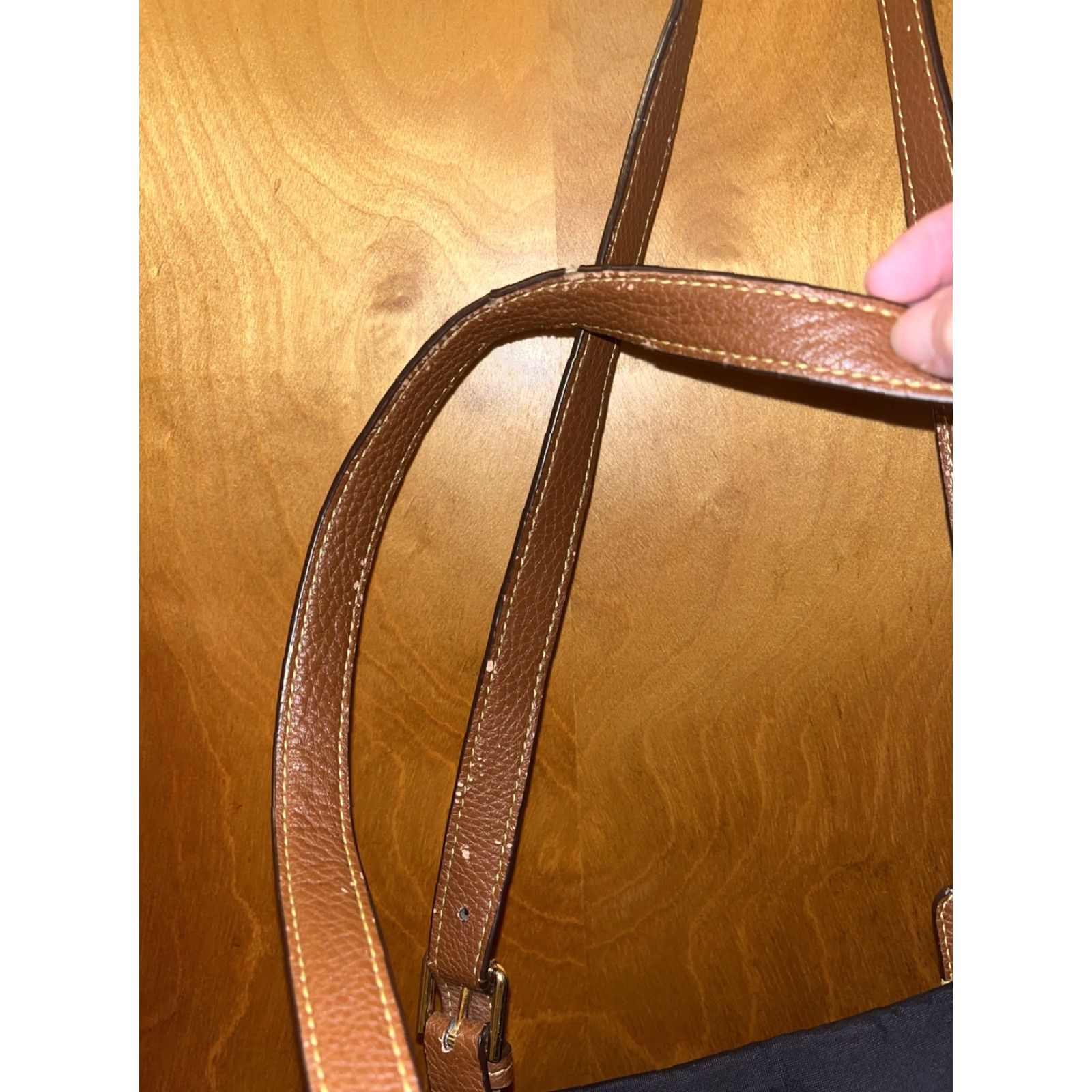 Ralph Lauren VINTAGE Ralph Lauren Tote Bag Women Medium Black Nylon Shoulder Strap 90s Fashion Size ONE SIZE - 5 Thumbnail