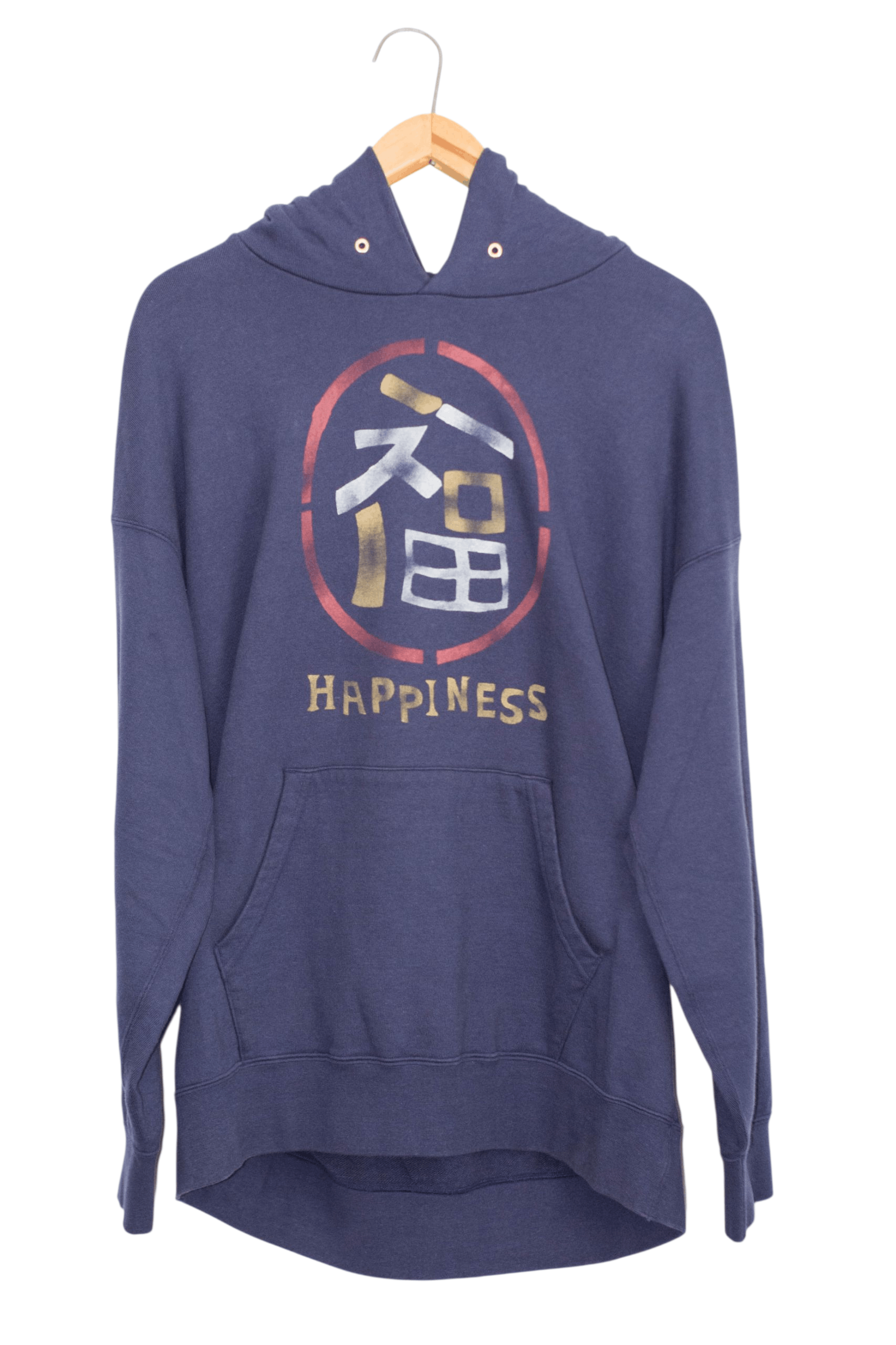 Visvim 18SS JUMBO HOODIE PO KANJI Fuku Hoodie Size 3 Navy Size US L / EU 52-54 / 3 - 3 Thumbnail
