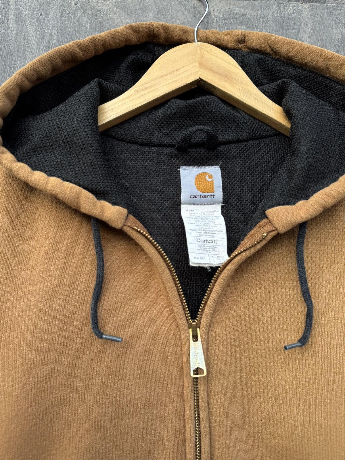 Carhartt Carhartt Vintage Zip Hoodie Size M/L Size US L / EU 52-54 / 3 - 3 Thumbnail