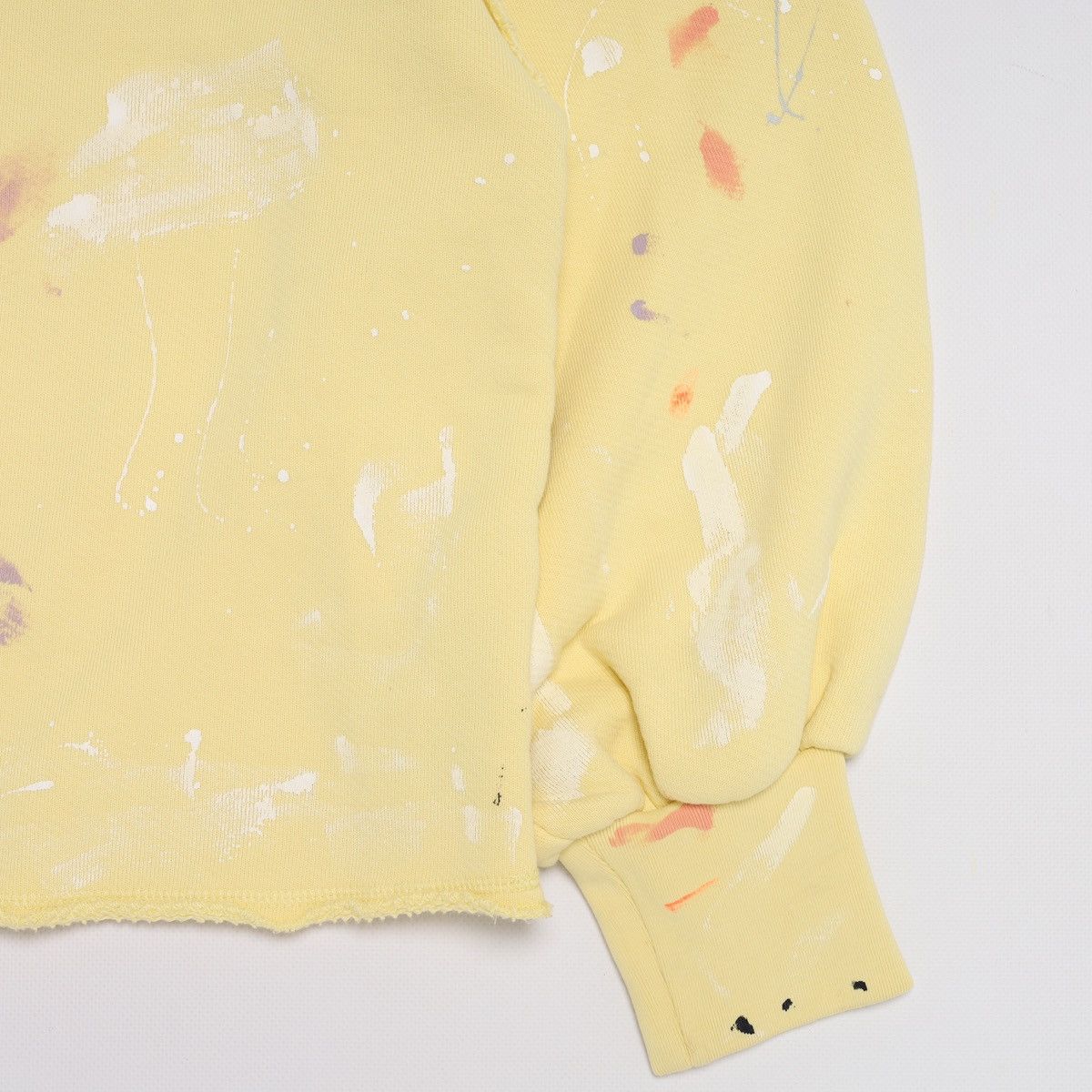Palm Angels Palm Angels Oversized Sweatshirt Wide Yellow Splatter Painte Size US XS / EU 42 / 0 - 7 Thumbnail
